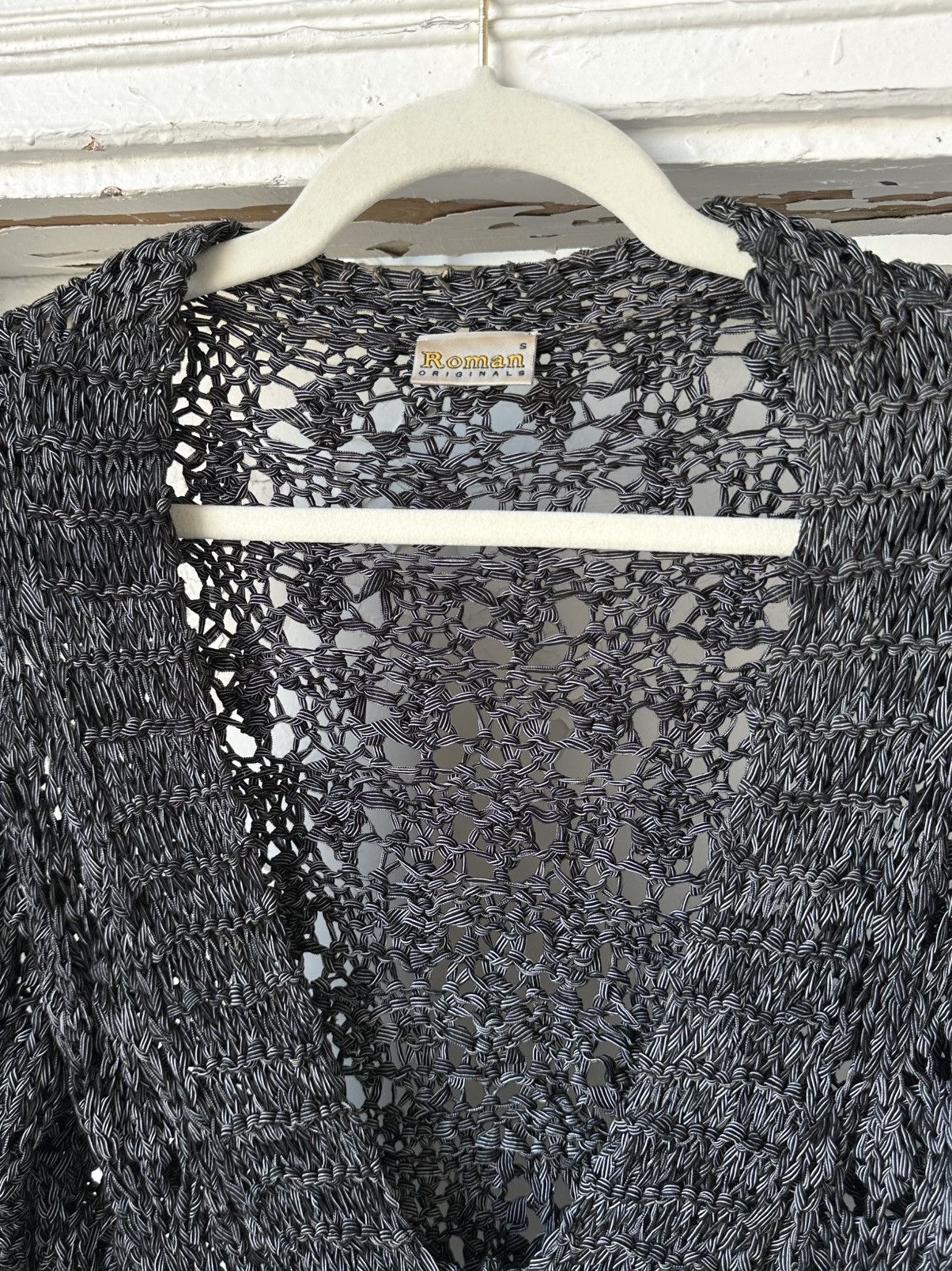 Beauty Beast × If Six Was Nine × Vintage Vintage Knit Grey Cardigan Size S / US 4 / IT 40 - 5 Thumbnail