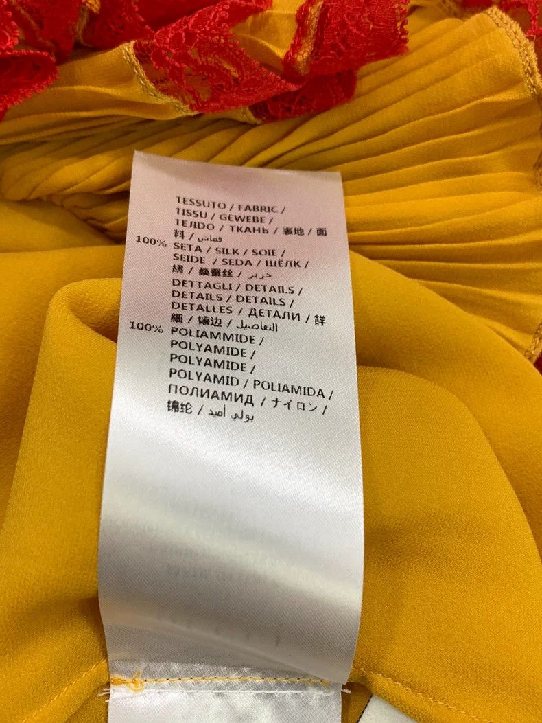 Gucci Gucci Yellow and red silk shirt Size XS / US 0-2 / IT 36-38 - 5 Thumbnail