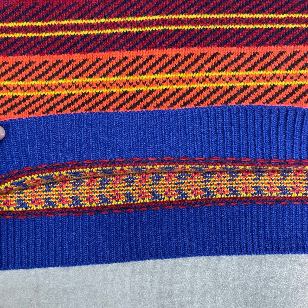 Gucci Gucci Blue stitched full-print sweater 2501-Nextarrow Size US XS / EU 42 / 0 - 3 Thumbnail