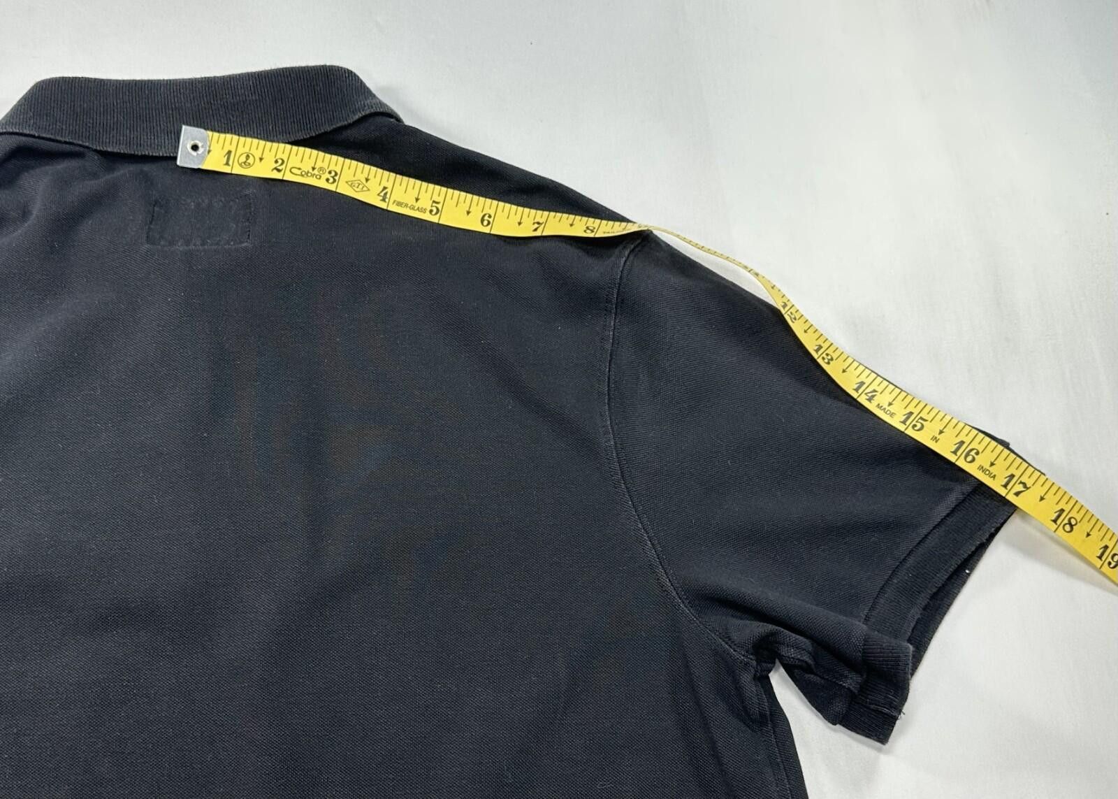 Abercrombie & Fitch Abercrombie Fitch 1/4 Button S/S Polo Shirt Black Mens M Size US M / EU 48-50 / 2 - 5 Thumbnail