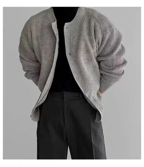 Aran Isles Knitwear Vintage Gray Buttoned Casual Sweater Knit Jacket Size US M / EU 48-50 / 2 - 4 Thumbnail