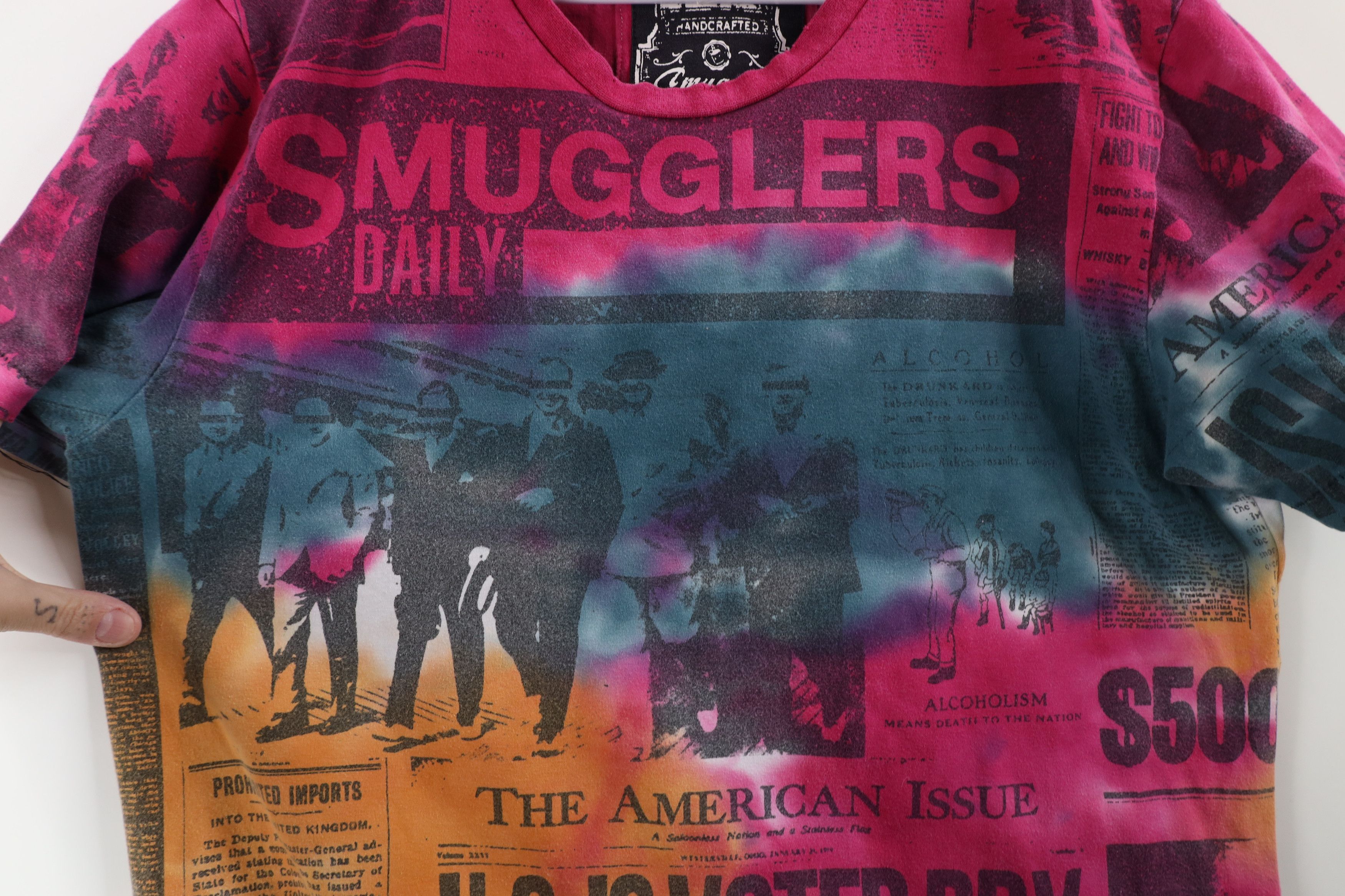 Vintage Vintage Y2K Smugglers Moon Streetwear All Over Print T-Shirt Size US L / EU 52-54 / 3 - 9 Thumbnail