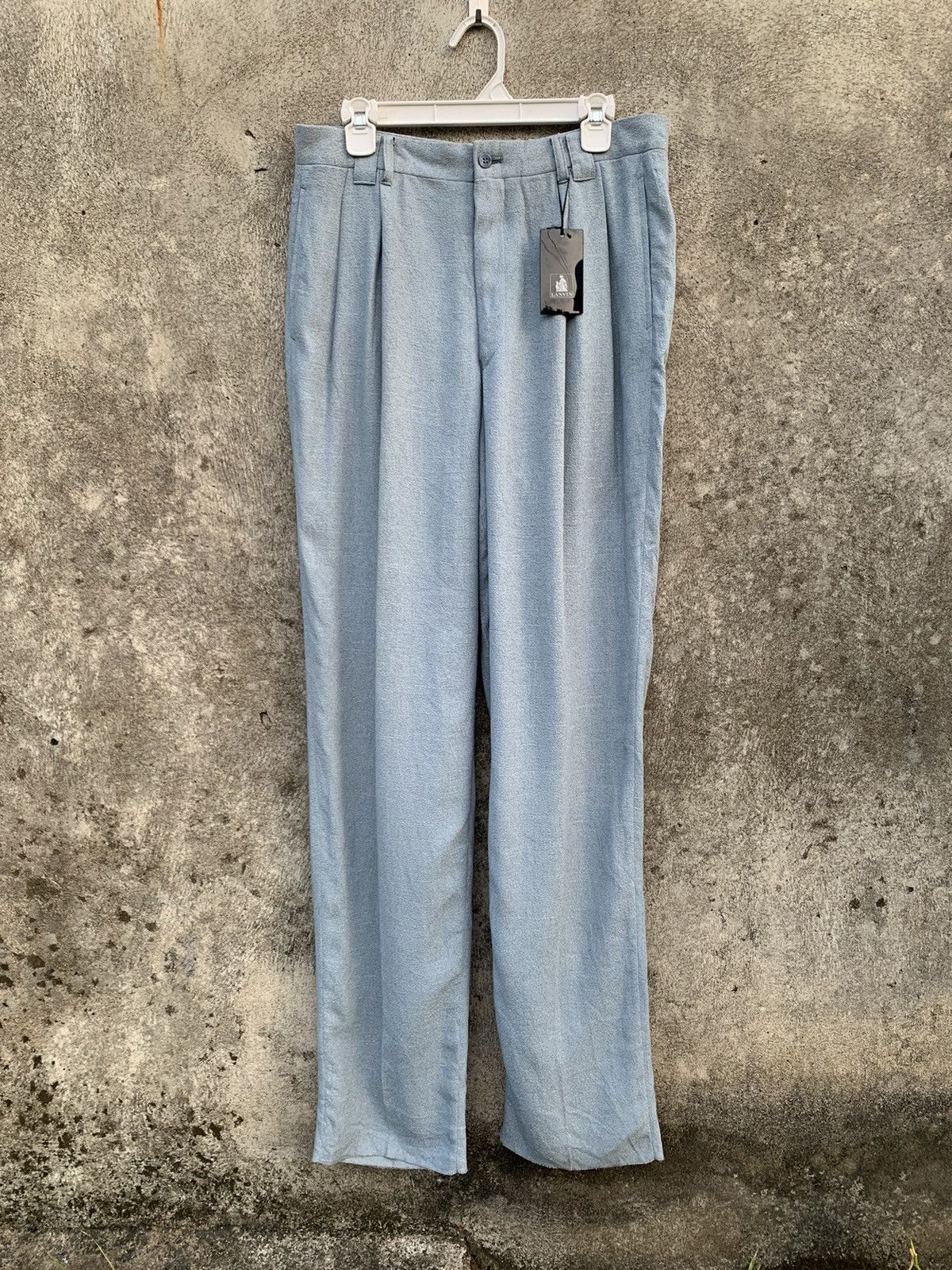 Lanvin NEW Lanvin emboss textured trouser pants Size US 32 / EU 48 - 1 Thumbnail