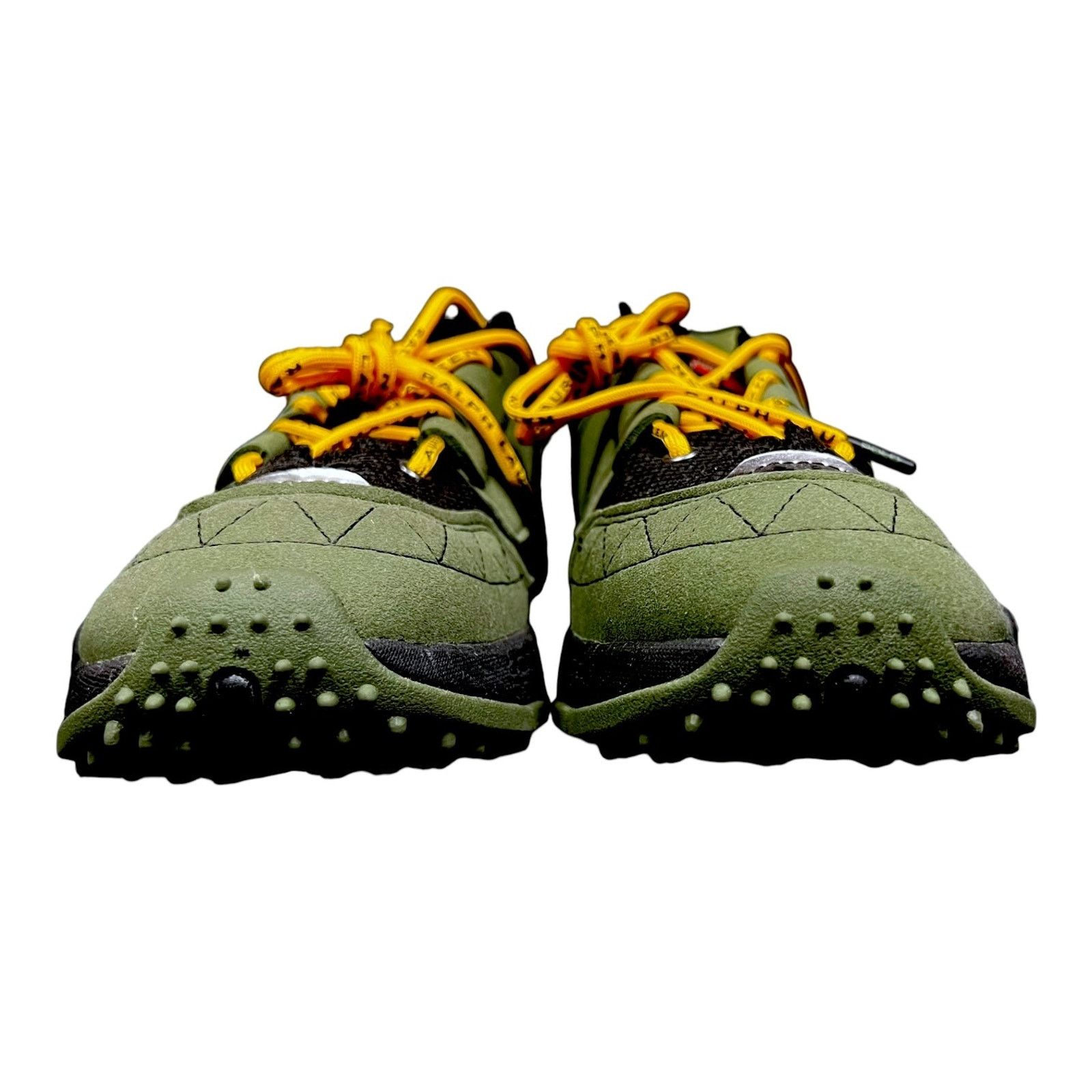 Polo Ralph Lauren Polo Sport RL PS200 Suede & Mesh Green Sneakers 11.5 $228 Size US 11.5 / EU 44-45 - 2 Thumbnail