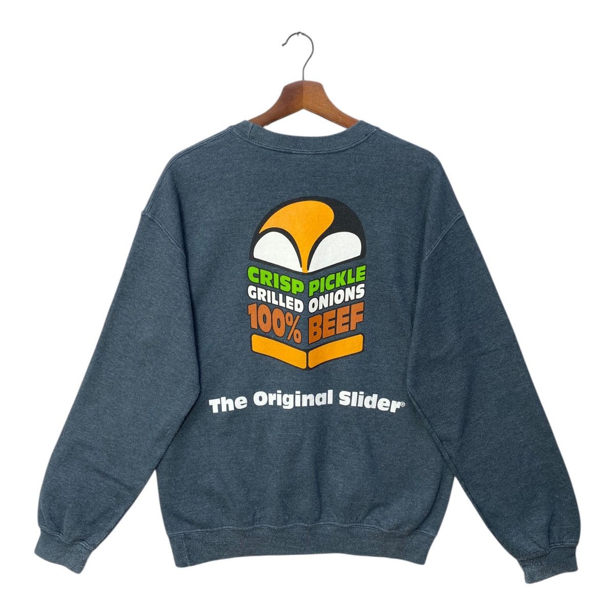 Gildan Vintage Gildan White Castle Sweatshirt Big Logo Crewneck Size US M / EU 48-50 / 2 - 5 Thumbnail