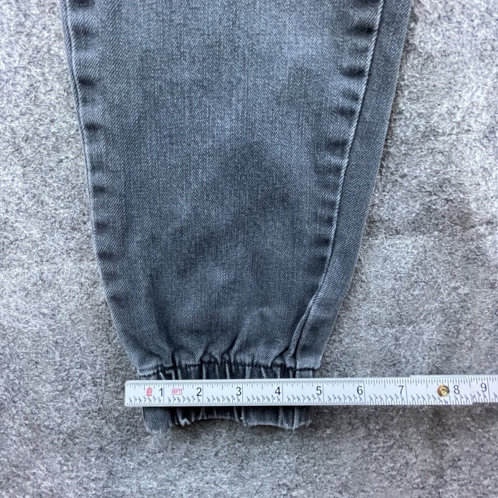Been Trill Been Trill Pants Mens Small White Denim Joggers Streetwear Size US 30 / EU 46 - 7 Thumbnail