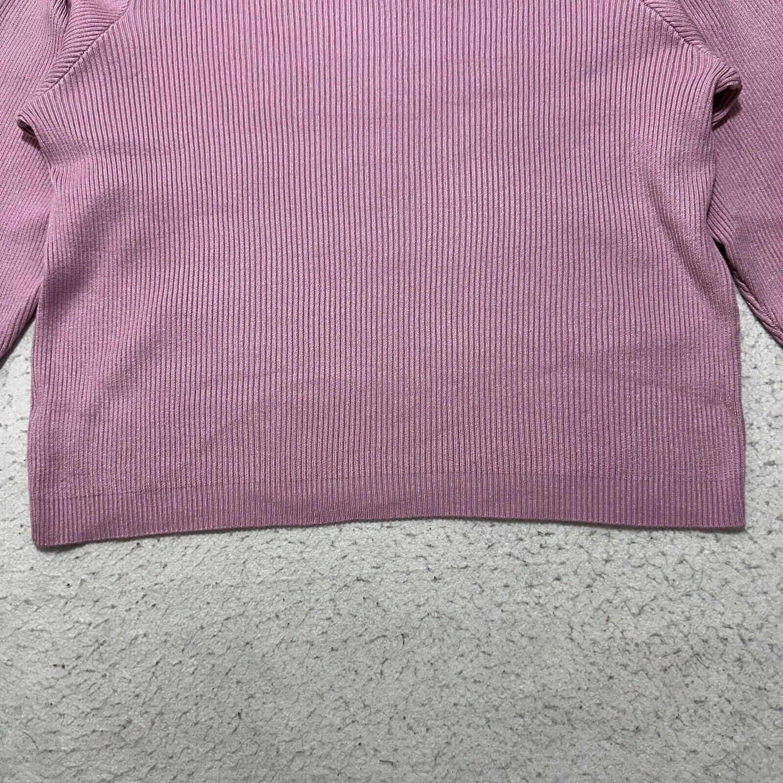 Other Ophelia Roe 2X Scoop Neck Ribbed Stretch Pullover Sweater Size XXL / US 16-18 / IT 52-54 - 12 Thumbnail