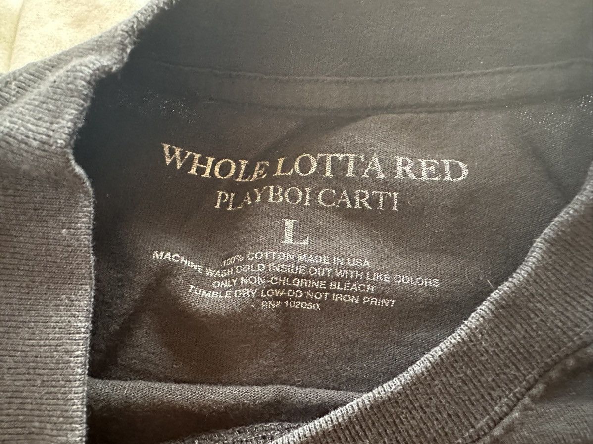 Playboi Carti *RARE* “SICKSID” Whole Lotta Red Playboi Carti Tee Size US L / EU 52-54 / 3 - 3 Thumbnail