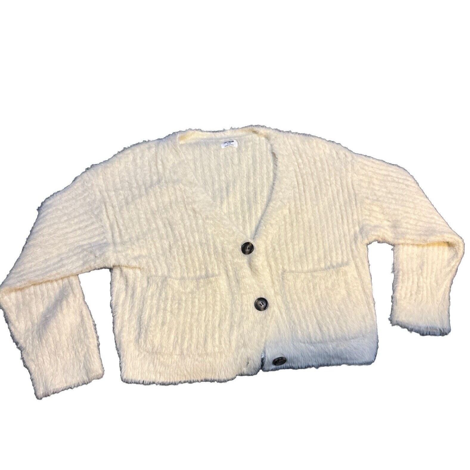 Cotton On COTTON ON Women’s Cardigan Sweater Button Down Ribbed Fuzzy Size S / US 4 / IT 40 - 14 Thumbnail