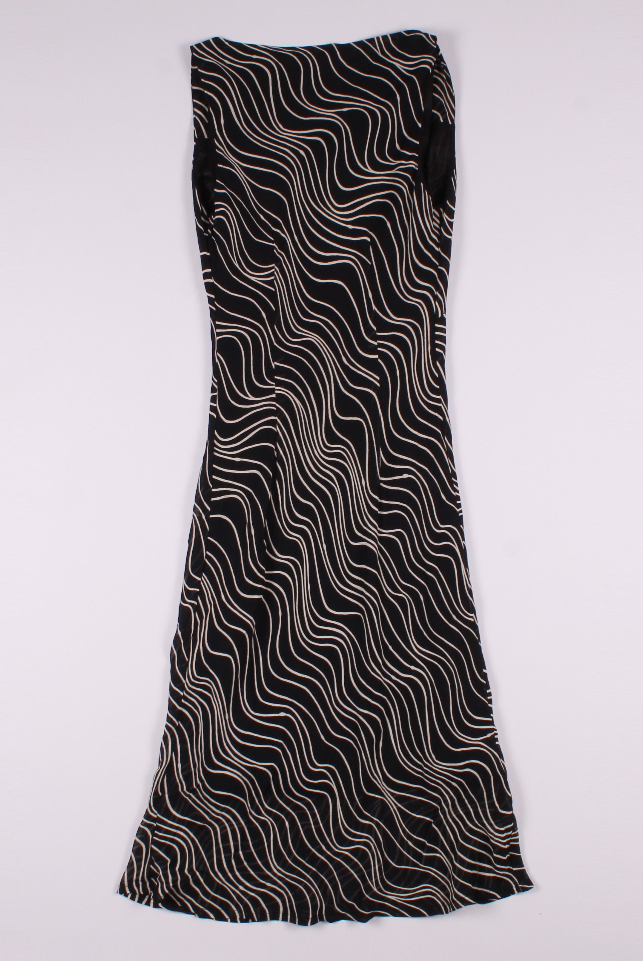 Vintage Vintage Y2K Sinequanon Paris Striped Mesh Dress Size S / US 4 / IT 40 - 10 Thumbnail