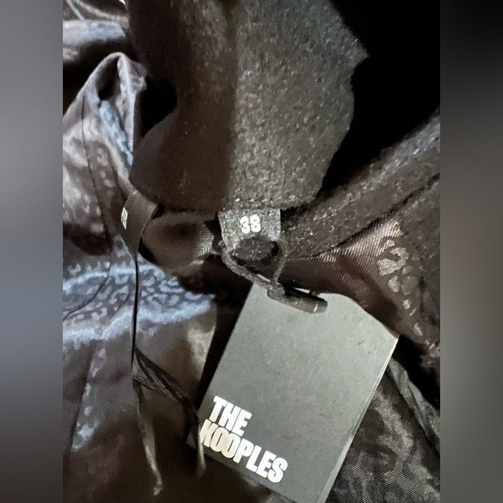 The Kooples The Kooples Black Wool Blend Tailored Long Coat NWT EU 38 U Size M / US 6-8 / IT 42-44 - 9 Thumbnail