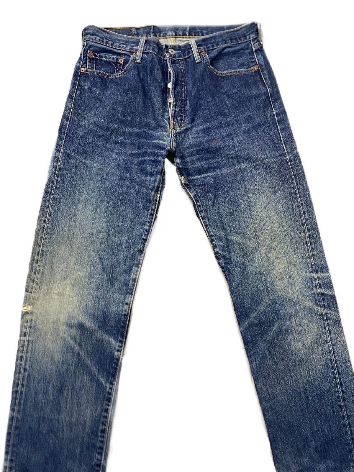 Kapital × Levi's LEVIS 501 BUTTON FLY DISTRESS DESIGN GRUNGE STYLE Size US 32 / EU 48 - 1 Thumbnail