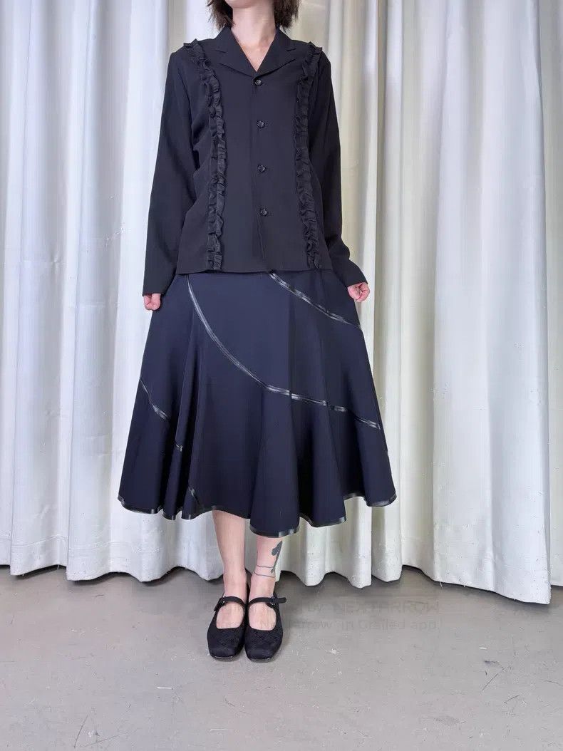 Comme des Garcons Comme Des Garcons Lace Trimmed Shirt Size M / US 6-8 / IT 42-44 - 3 Thumbnail