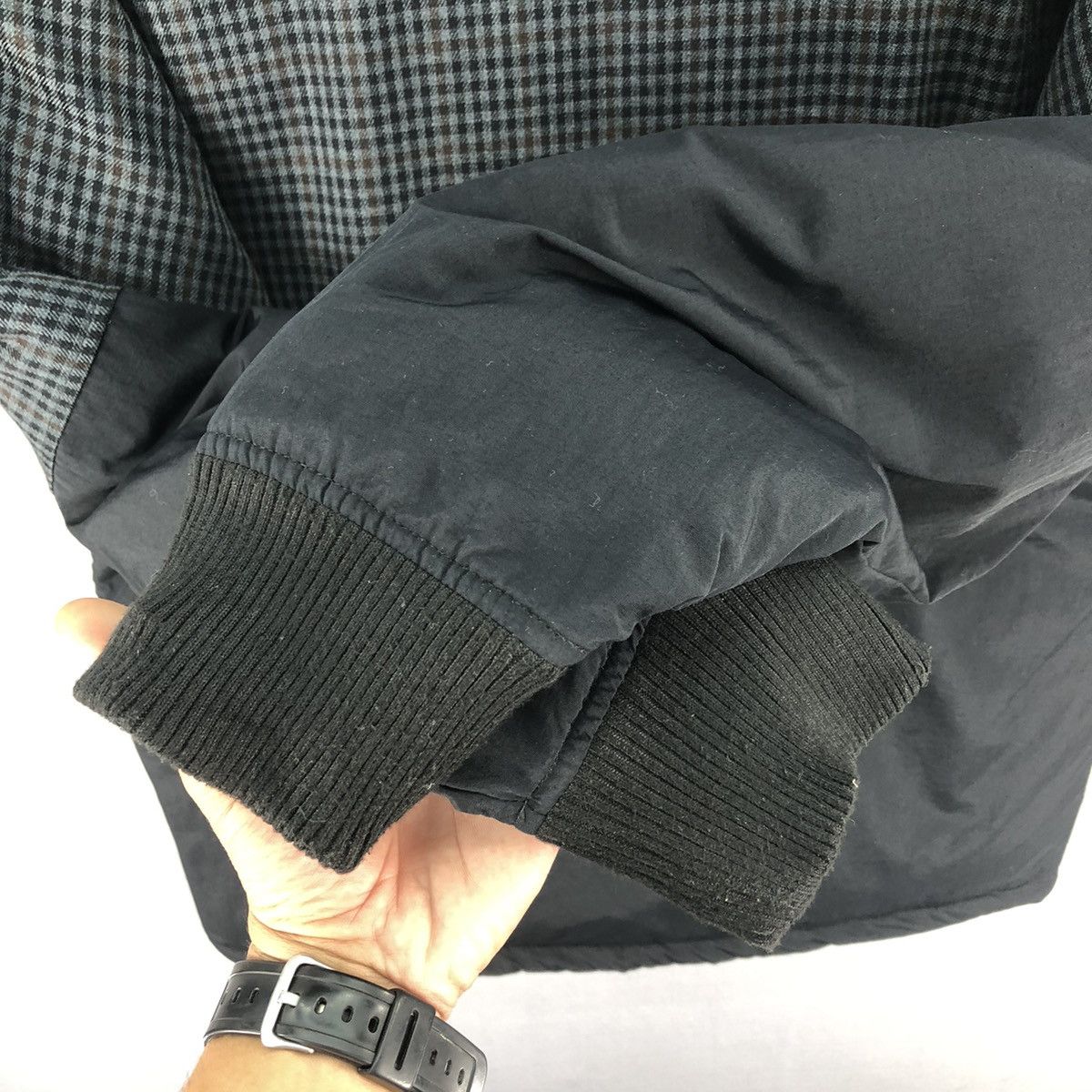 Takeo Kikuchi The Shop TK Checkered Gorpcore Hoodie Puffer Jacket Size US L / EU 52-54 / 3 - 11 Thumbnail