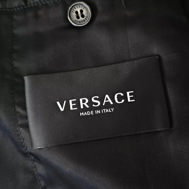 Versace Versace Baroque print silk cotton jacket Size US L / EU 52-54 / 3 - 4 Thumbnail