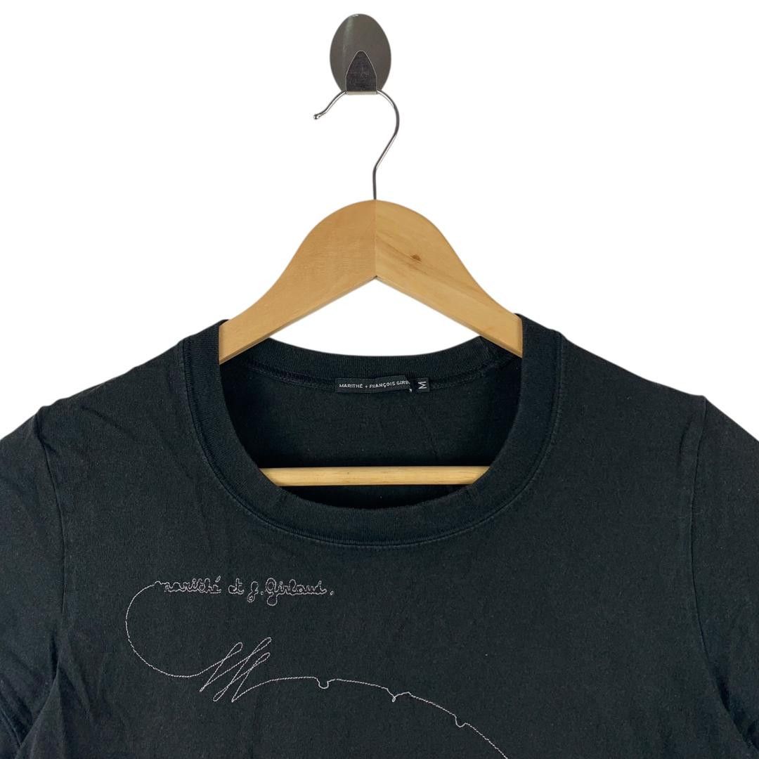 Marithe + Francois Girbaud MARITHE FRANCOIS GIRBAUD flowers art embroidery women tee Size M / US 6-8 / IT 42-44 - 2 Thumbnail
