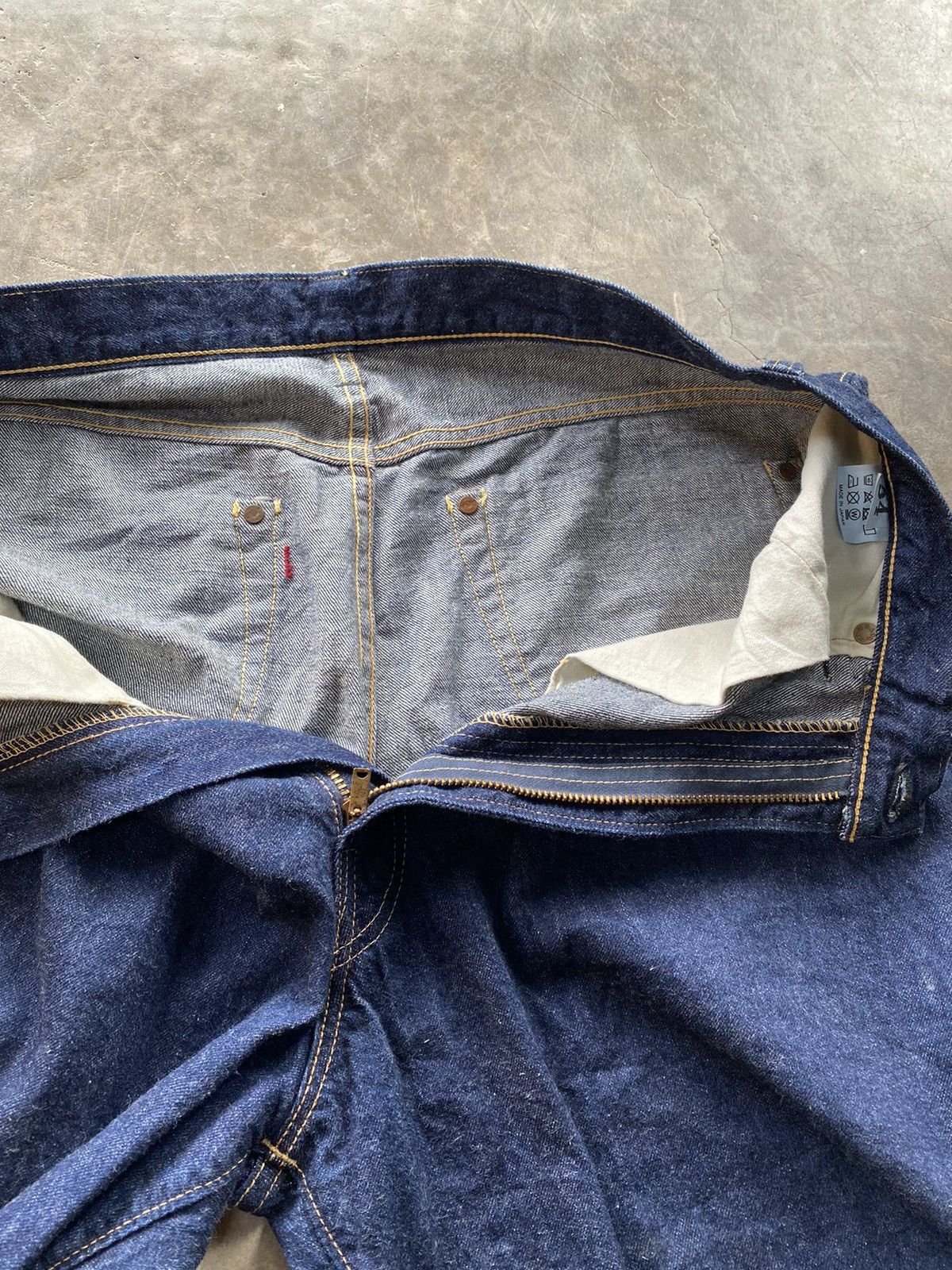 Japanese Brand × Warehouse & Co. Baggy Jeans Japanese Warehouse Denim Redline Selvedge Size US 34 / EU 50 - 14 Thumbnail