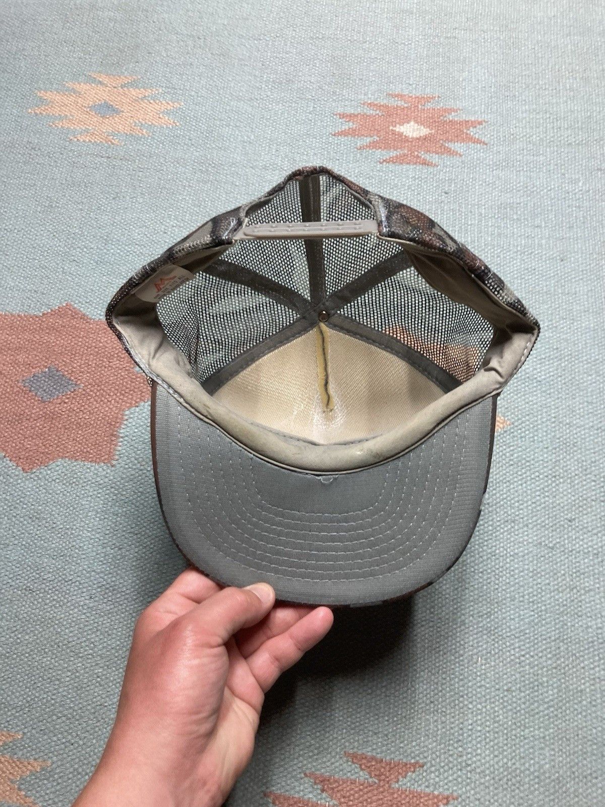 Vintage trucker hat terminator archery Trebark camo hunting camoufla Size ONE SIZE - 5 Thumbnail