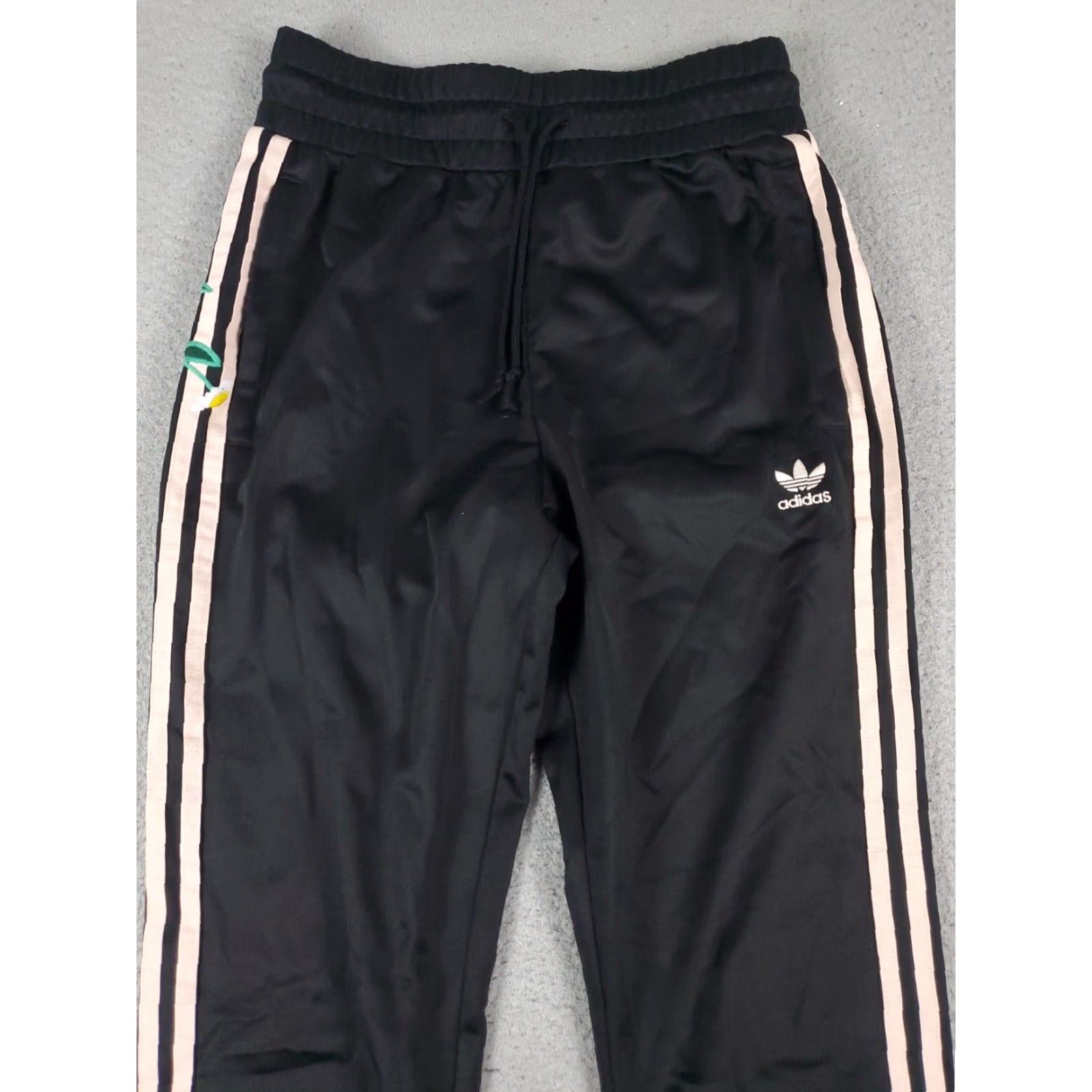 Adidas ADIDAS Womens XS Black Track Joggers Sweatpants Activewear Athleisure Size 26" / US 2 / IT 38 - 2 Thumbnail