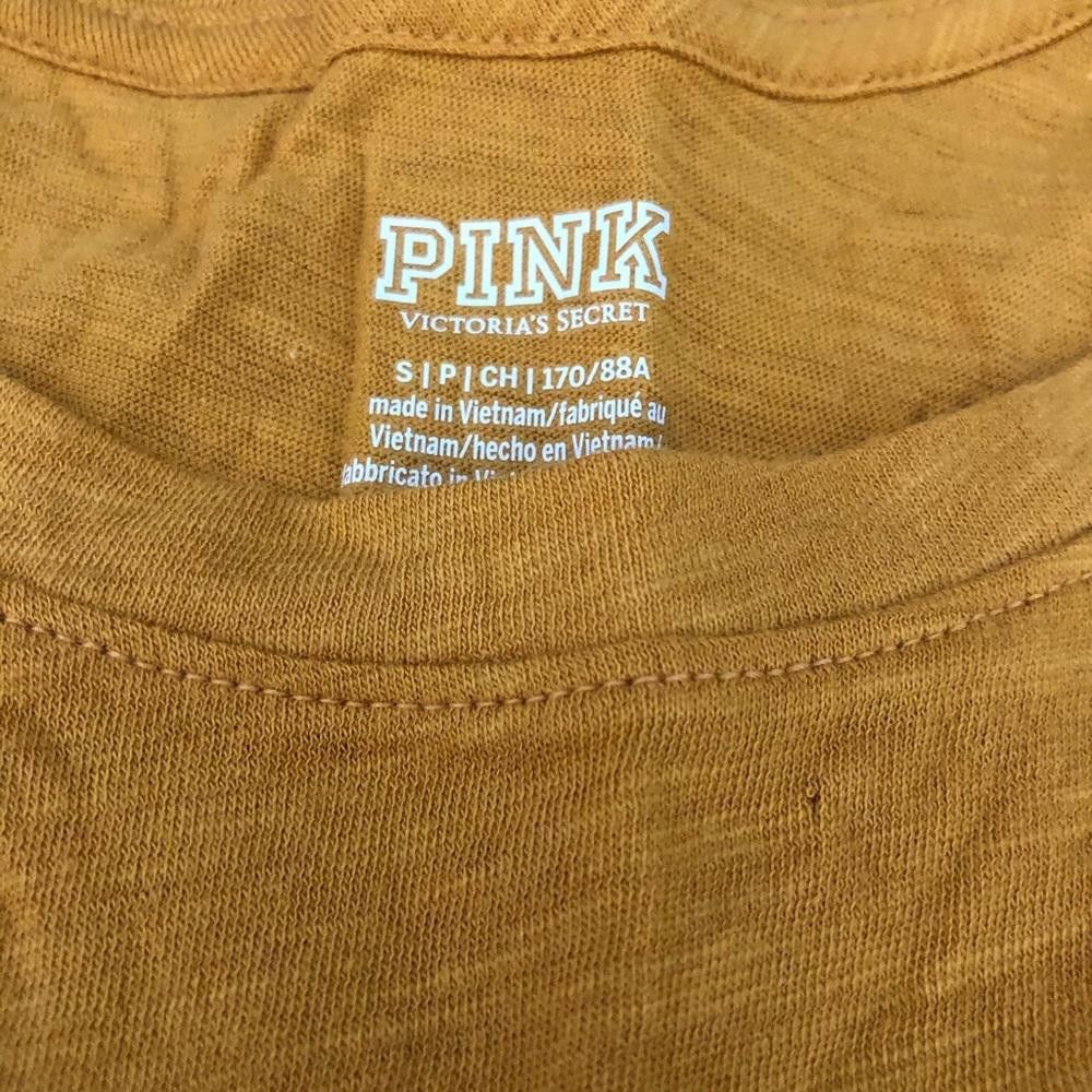 Designer Soft Mustard Yellow Basic T-Shirt Size S / US 4 / IT 40 - 3 Thumbnail