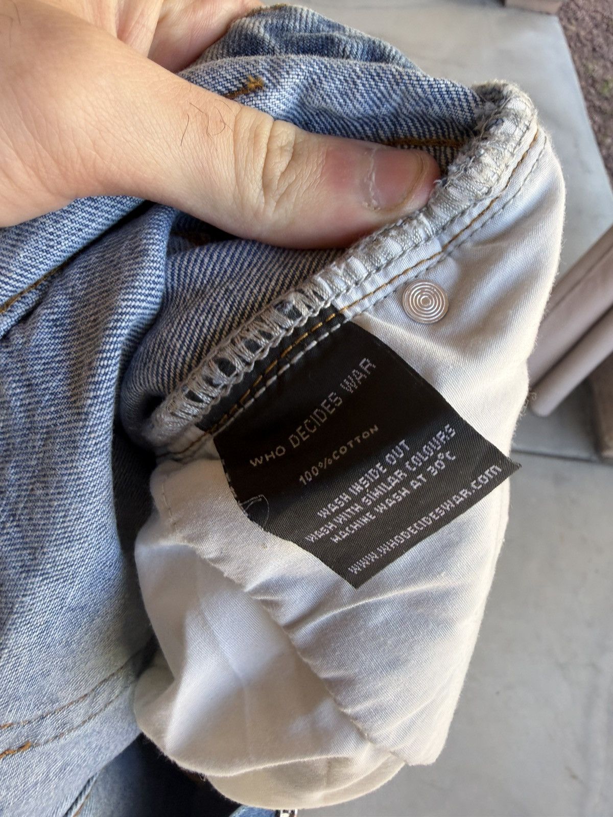 Who Decides War Who Decides War Scripture Denim Size 36 New Rare Size US 36 / EU 52 - 10 Thumbnail