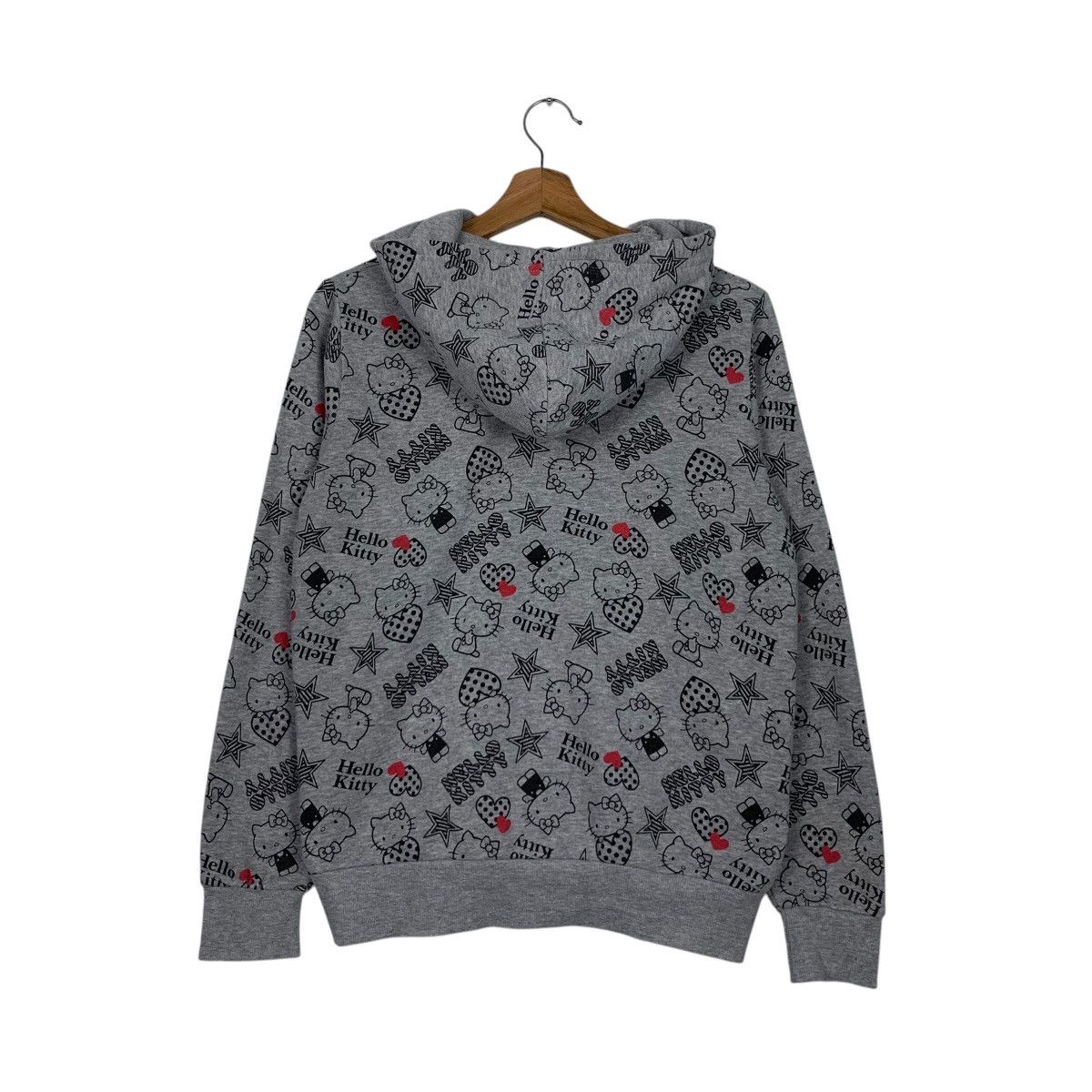 Anime HELLO KITTY Fullprint Zipper Hoodies Sweatshirt #1856-C81 Size L / US 10 / IT 46 - 7 Thumbnail