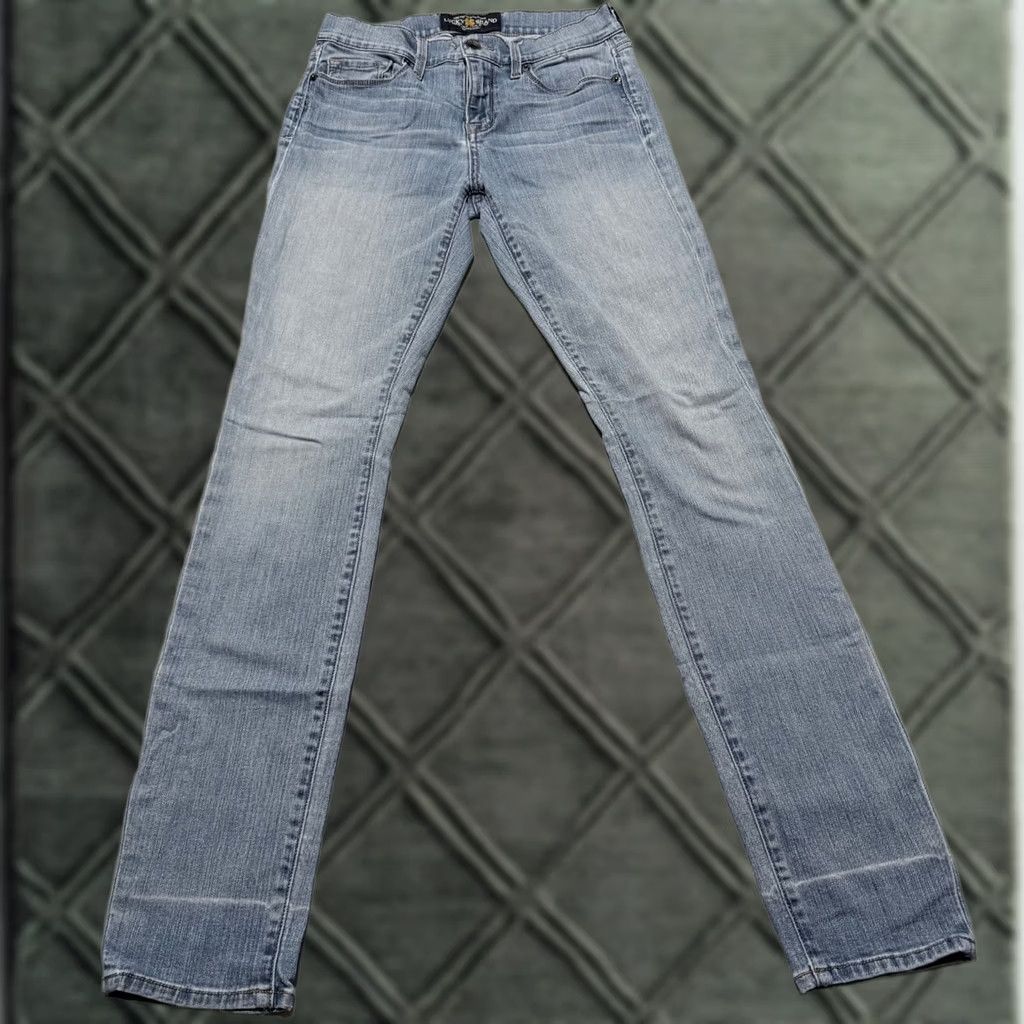 Lucky Brand Lucky Brand Skinny Jeans Jeans Blue Womens Low Rise Classic Slim Fit Zip Fly 6 Women Blue Size 28" / US 6 / IT 42 - 1 Thumbnail
