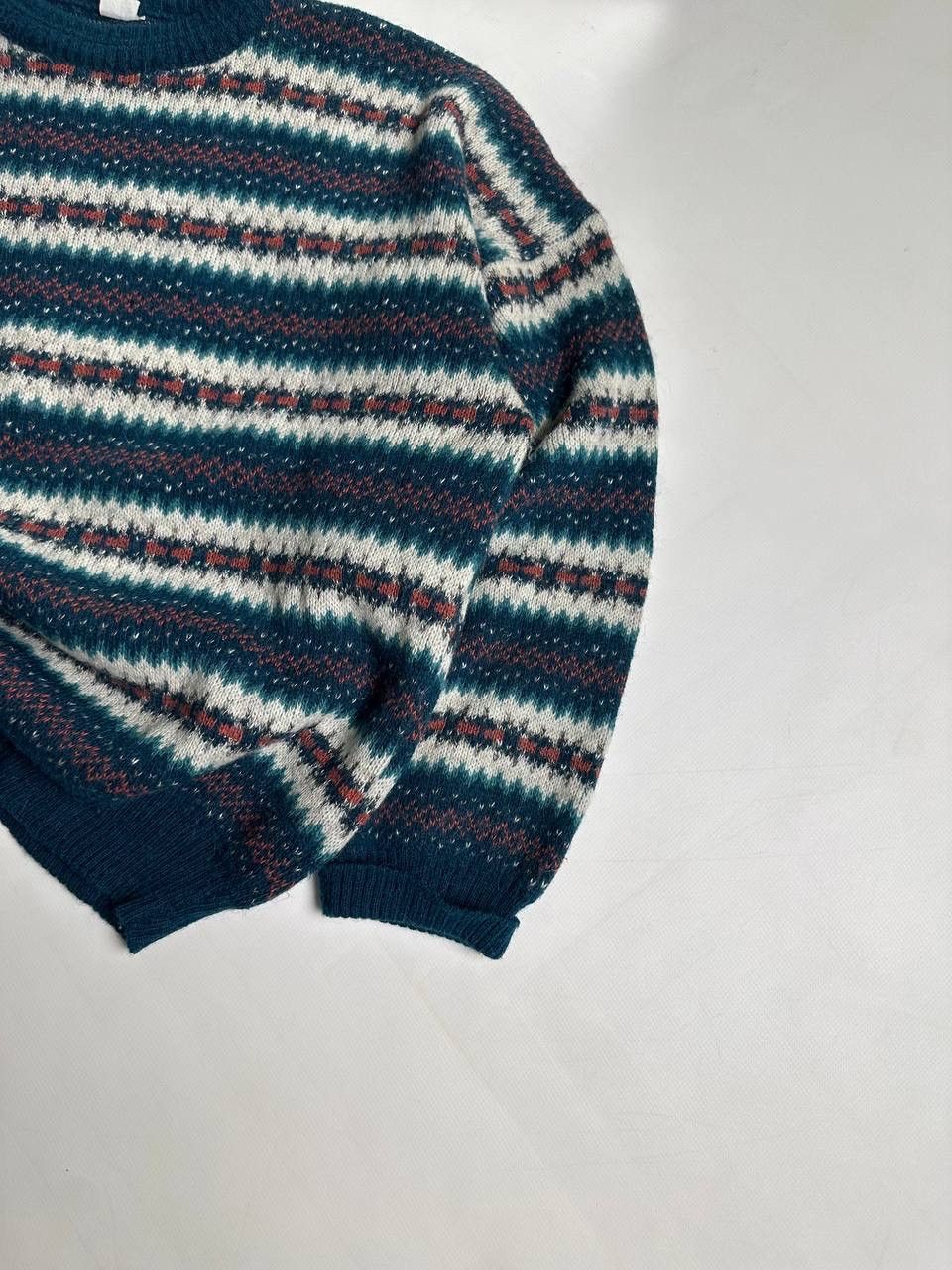 Vintage Vintage 90s Coogi Style Knite Wool Sweater Size US L / EU 52-54 / 3 - 3 Thumbnail