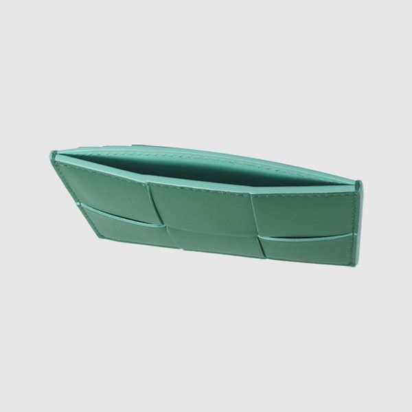 Bottega Veneta o1n1vont1124 Size: OS / Intrecciato Card Wallet in Green Size ONE SIZE - 4 Thumbnail