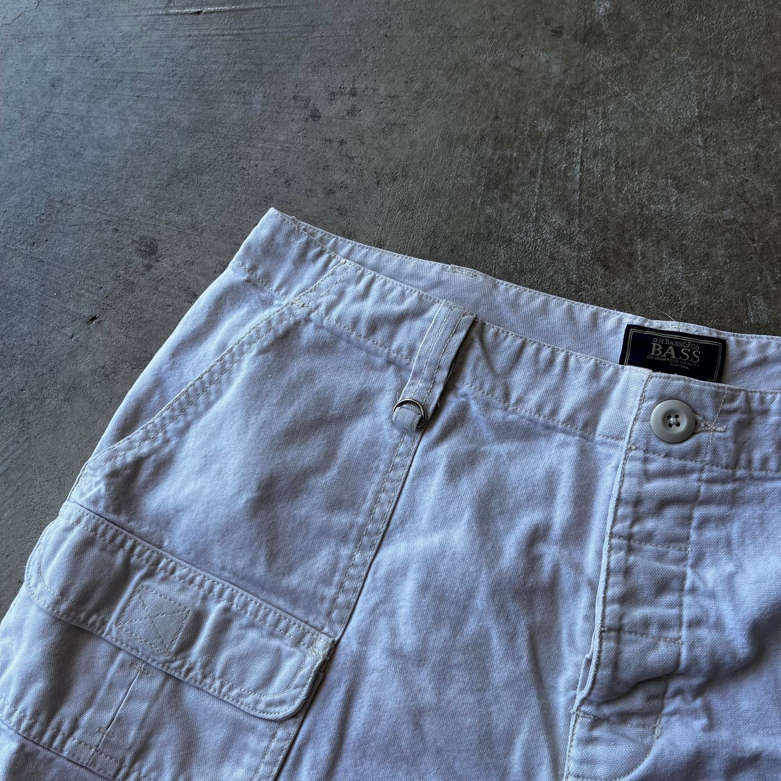 Vintage VINTAGE G.H. BASS CO UTILITY SHORT SHORTS FATIGUE WOMENS 12 Size 34" / US 12 / IT 48 - 5 Thumbnail