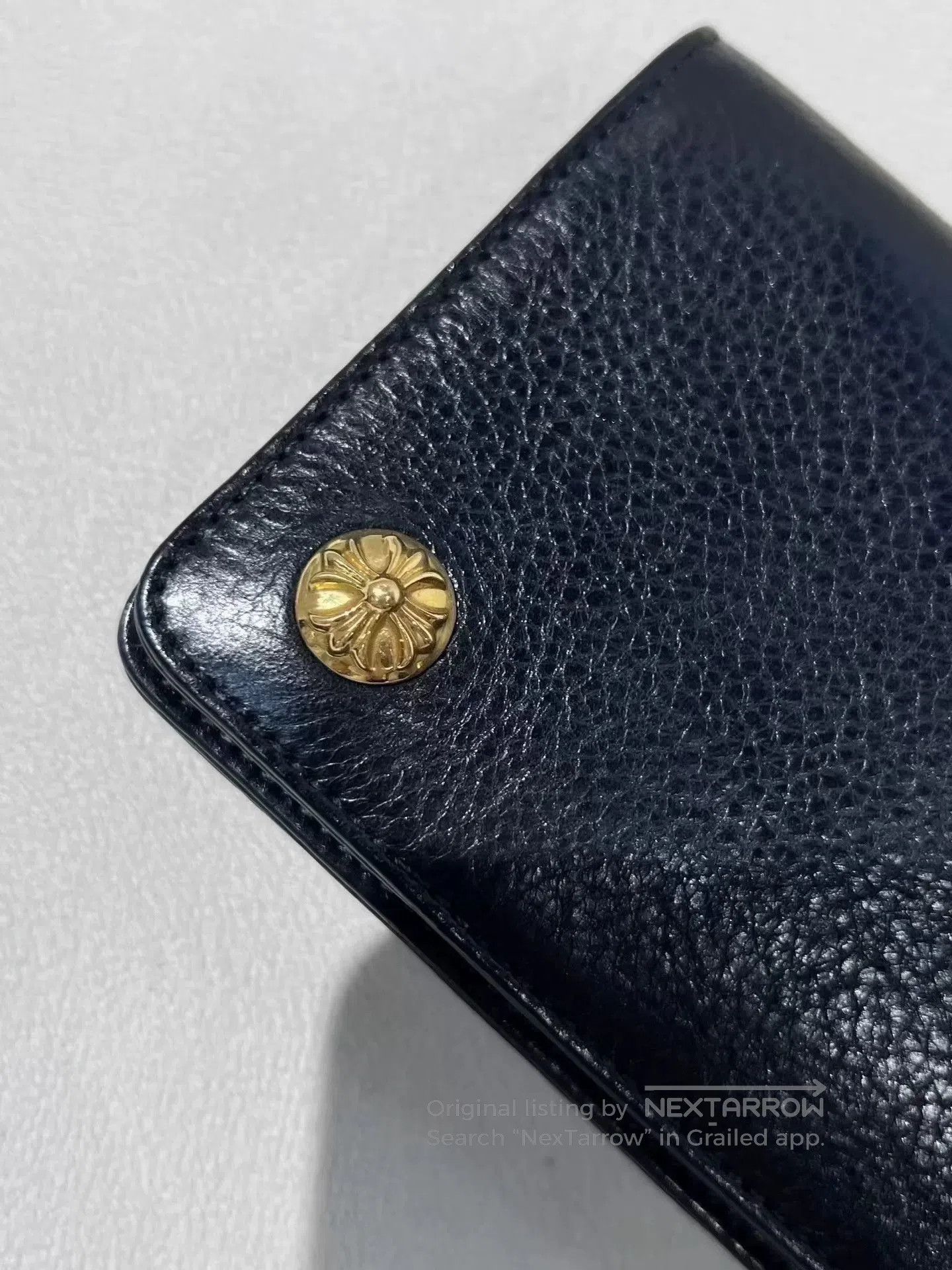 Chrome Hearts Chrome Hearts 22k Gold Cross Black Wallet. Size ONE SIZE - 3 Thumbnail