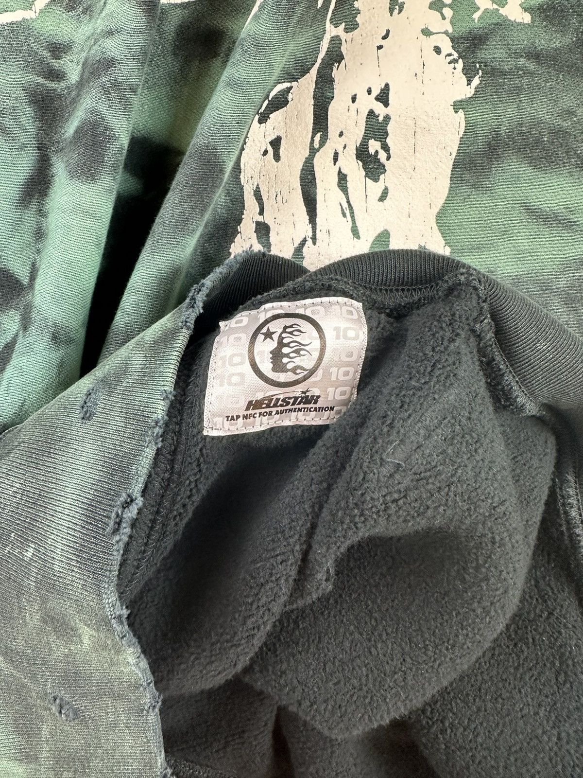 HELLSTAR Hellstar Green Marble Paradise Hoodie Size US L / EU 52-54 / 3 - 6 Thumbnail