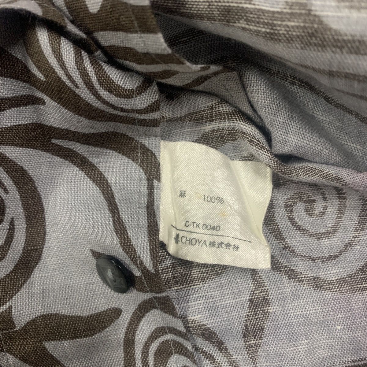Vtg Pierre Balmain Linen Tropical Resort Shirt