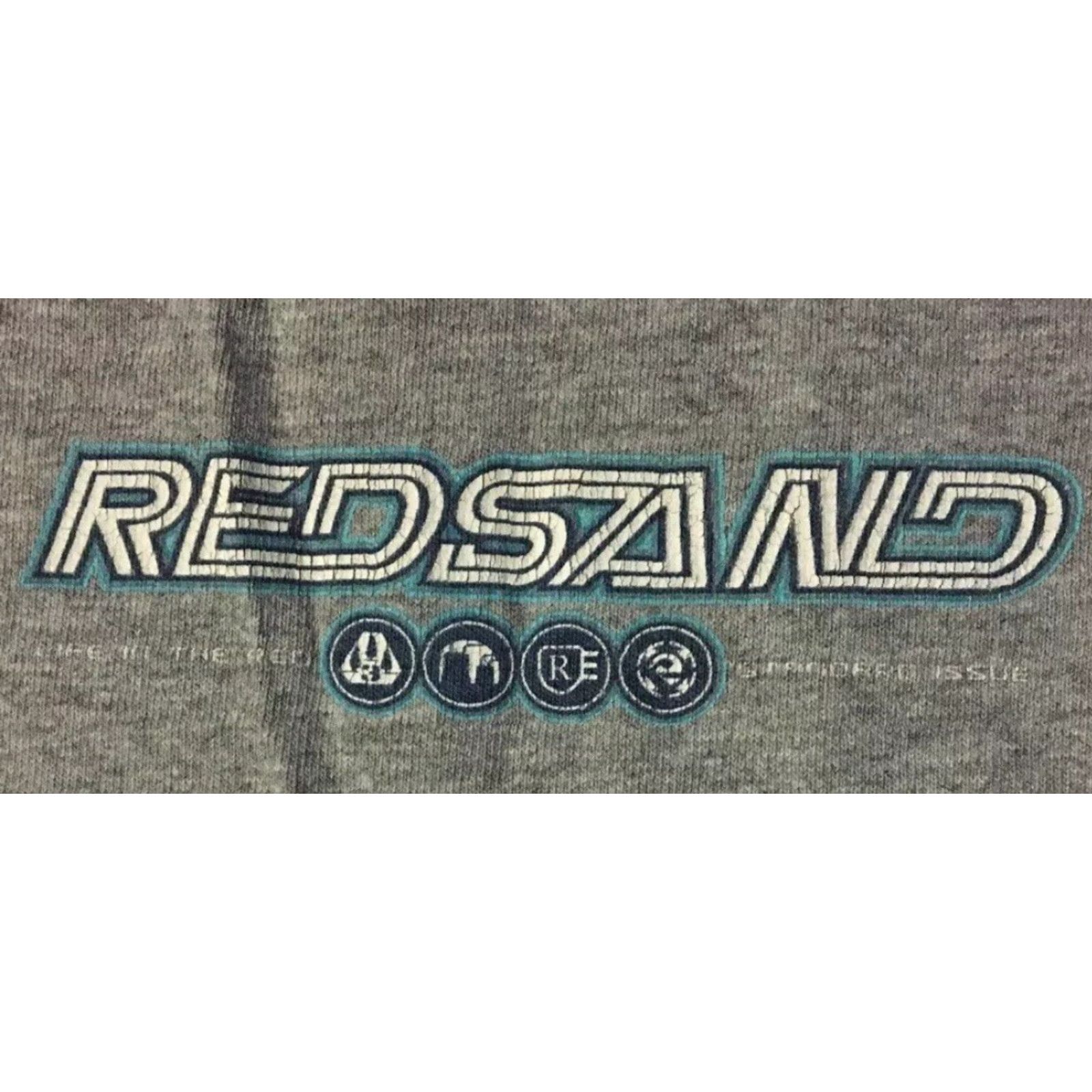 Quiksilver VINTAGE Redsand Volleyball T-Shirt M Adult Gray Quiksilver Surf Beach 90s USA Ocean Pacific Hip Hop Grunge Style Graphic Tee Mens Size US M / EU 48-50 / 2 - 4 Thumbnail