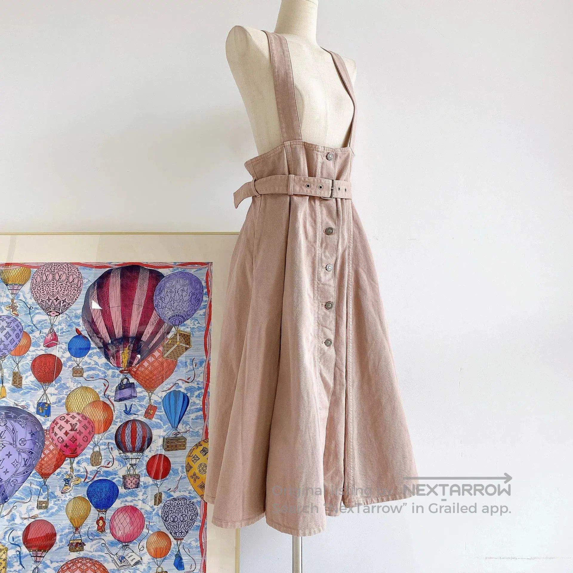 Dior Dior Women's Pink Denim Sundress. Size US M / EU 48-50 / 2 - 3 Thumbnail