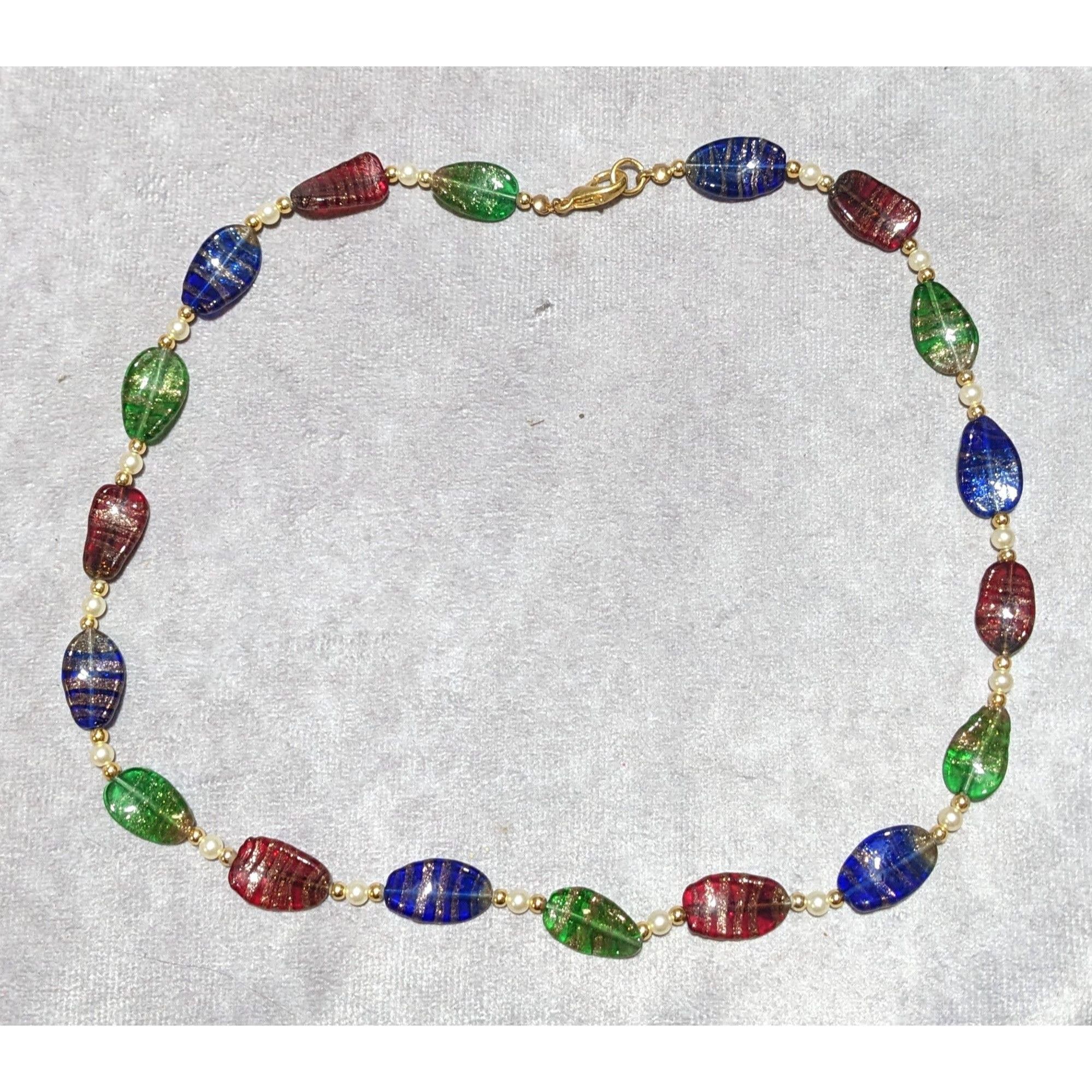 Other Rainbow Glitter Glass Necklace Size ONE SIZE - 7 Thumbnail