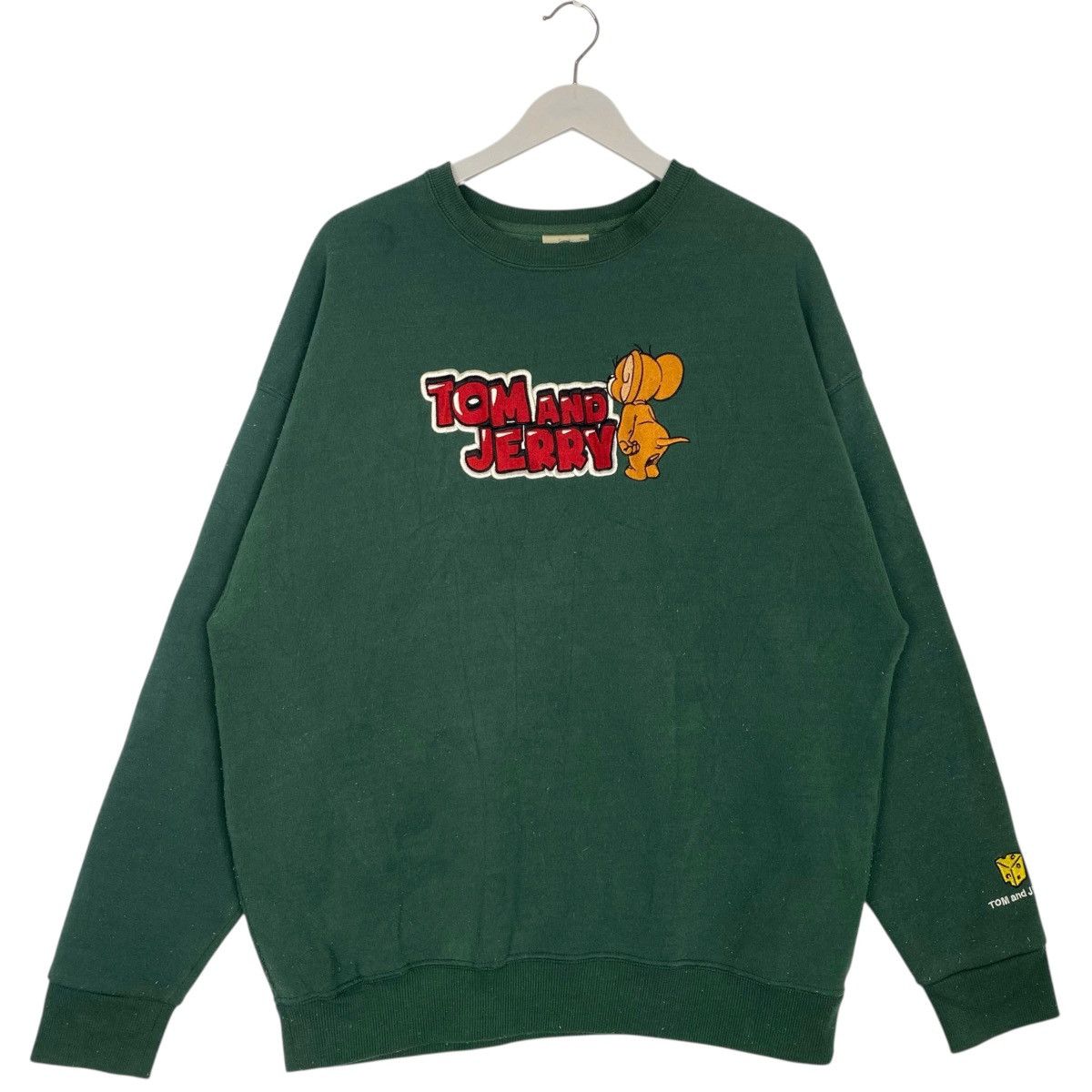 Other Vintage Tom&Jerry Printed Crewneck Sweatshirt Green Size L Size US L / EU 52-54 / 3 - 1 Thumbnail