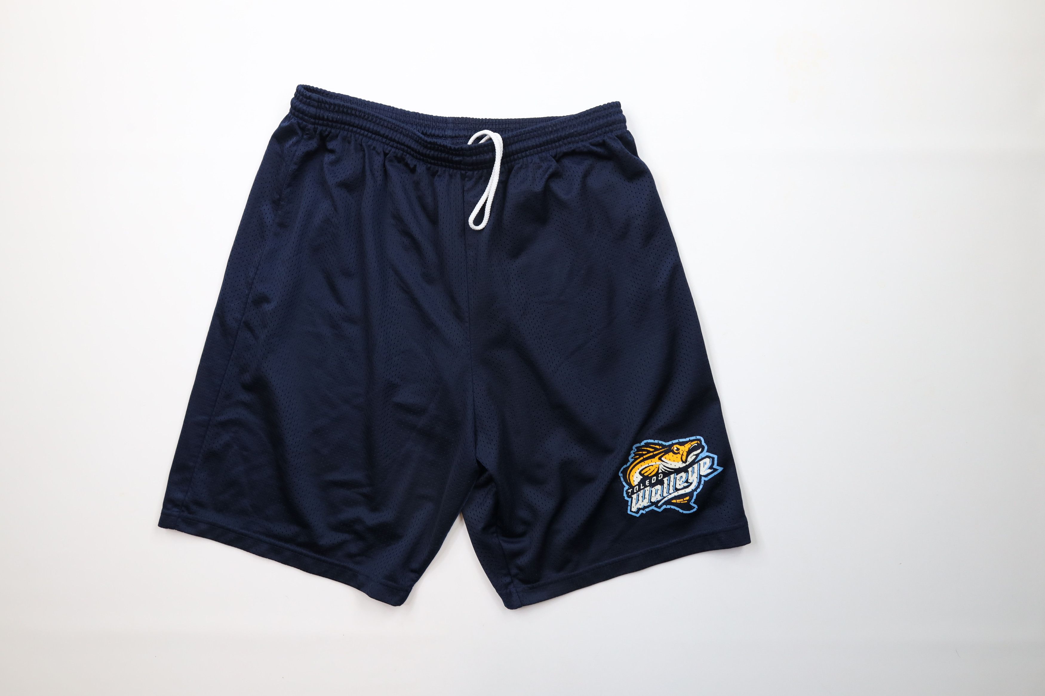 Vintage Vintage Toledo Walleye Hockey Mesh Shorts Polyester Blue Size US 36 / EU 52 - 1 Thumbnail