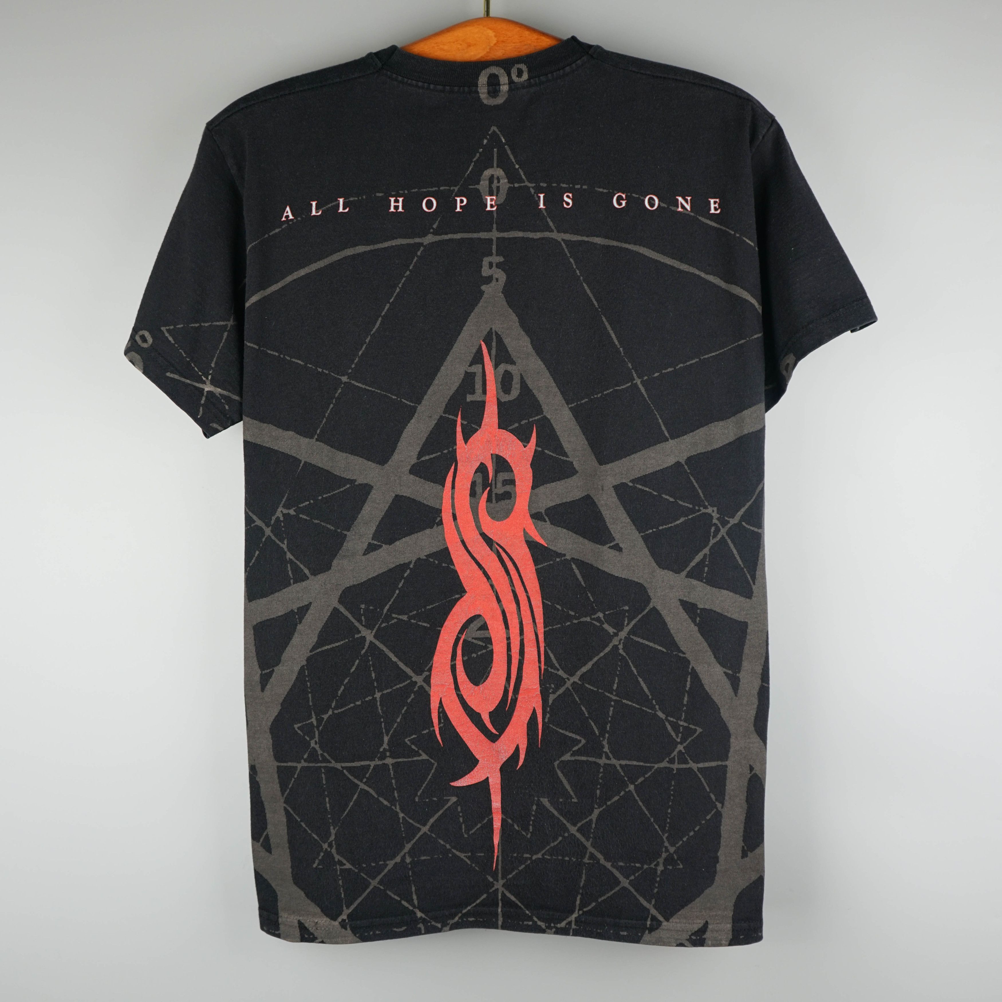 Band Tees × Vintage Vintage 2008 Slipknot T-Shirt All Over Print Size US M / EU 48-50 / 2 - 6 Thumbnail