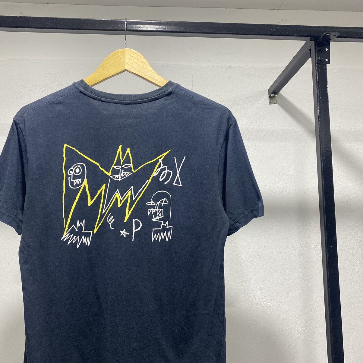Designer × Japanese Brand × Jean-Michel Basquiat 💥Jean Michel Basquiat JMB Art Designer Tee Size US S / EU 44-46 / 1 - 2 Thumbnail