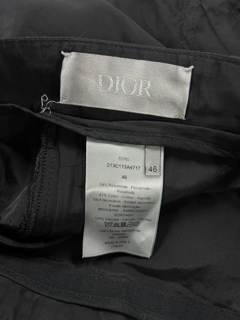 Dior Dior Classic black trousers leg large pocket tie-up nylon c Size US 30 / EU 46 - 6 Thumbnail