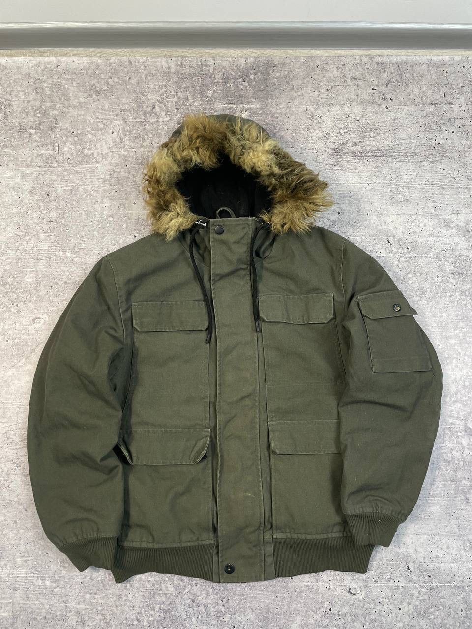 If Six Was Nine Vintage H&M Alaska Faux Fur Bomber Jacket Y2K Size US M / EU 48-50 / 2 - 1 Thumbnail