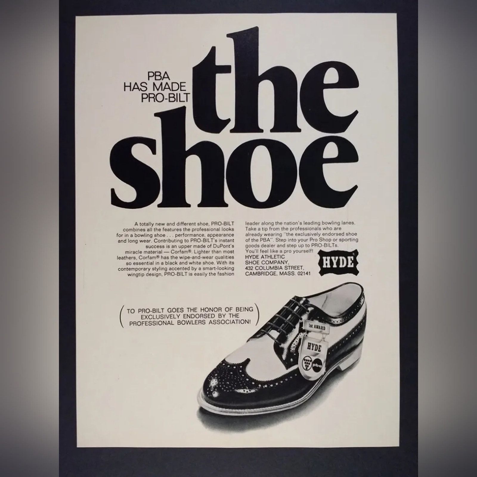 & Other Stories Amazing Vtg Hyde Wingtip Bowling Shoes - So Cool! Size US 10 / EU 43 - 2 Thumbnail