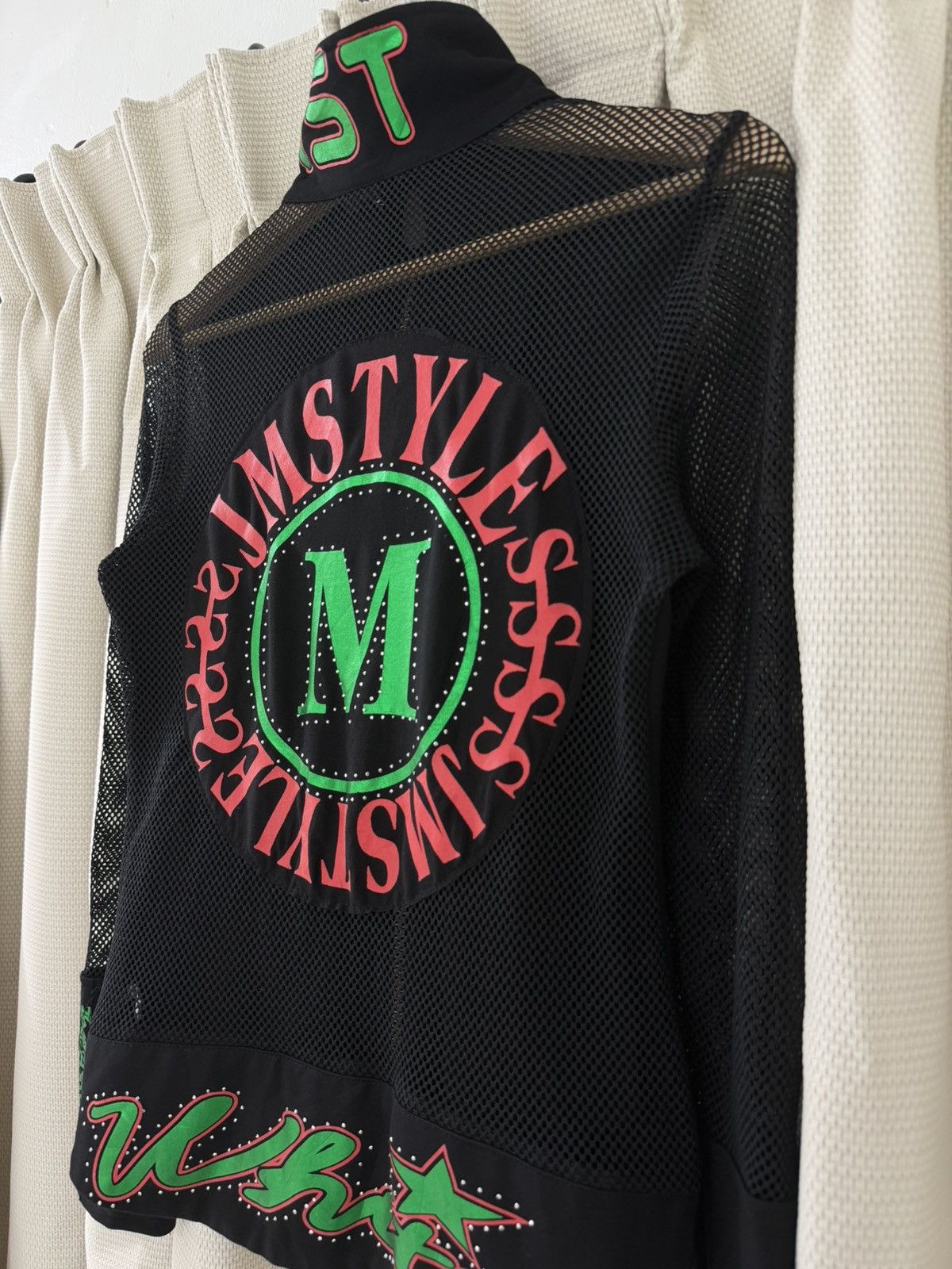 Hysteric Glamour RARE‼️ Vintage JM Style Mesh Punk Track Jacket LGB Style Size US S / EU 44-46 / 1 - 6 Thumbnail