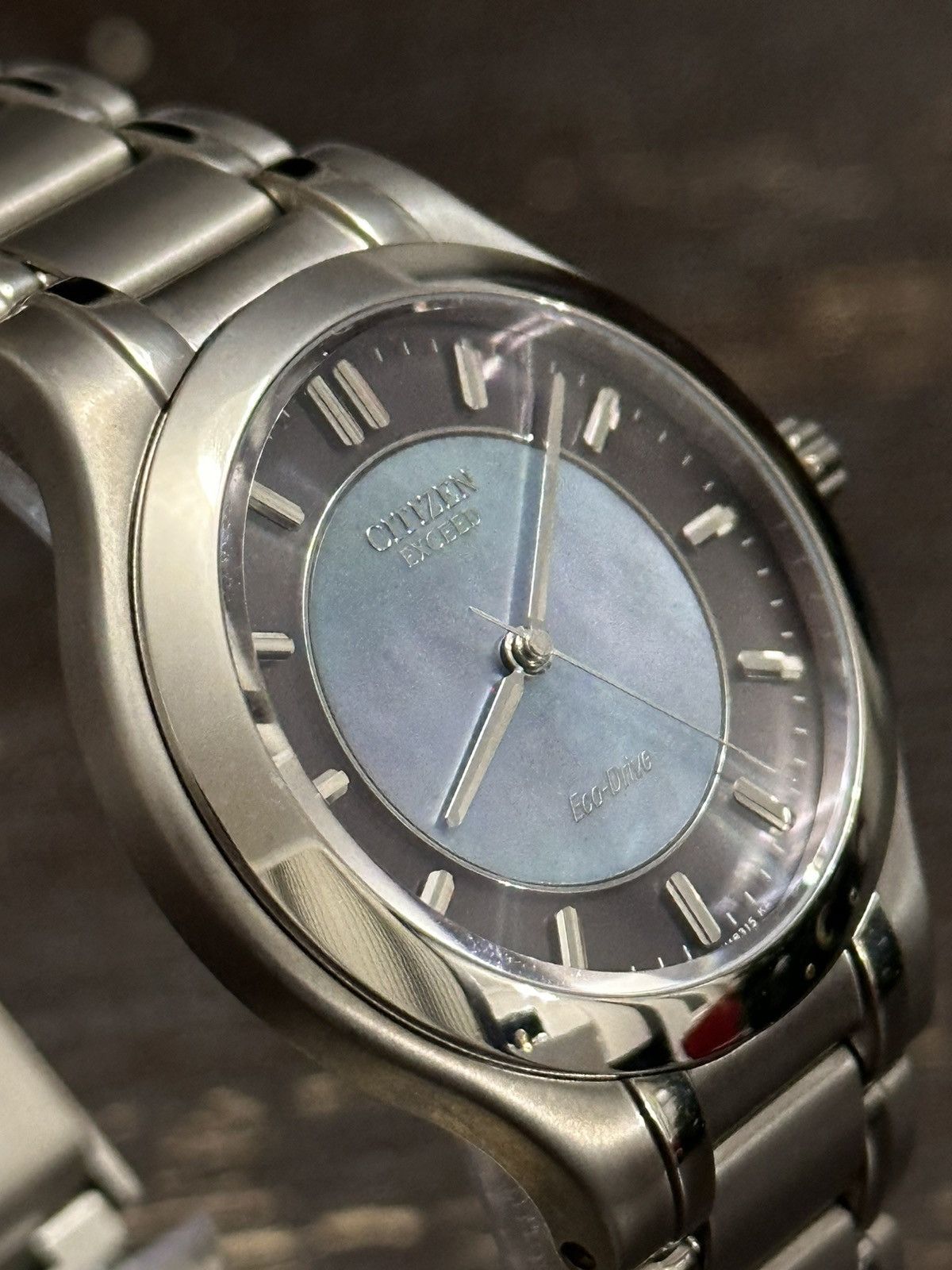 Citizen 🐚1998 Citizen Eco-Drive Mother of Pearl Dial S.steel Watch Size ONE SIZE - 2 Thumbnail