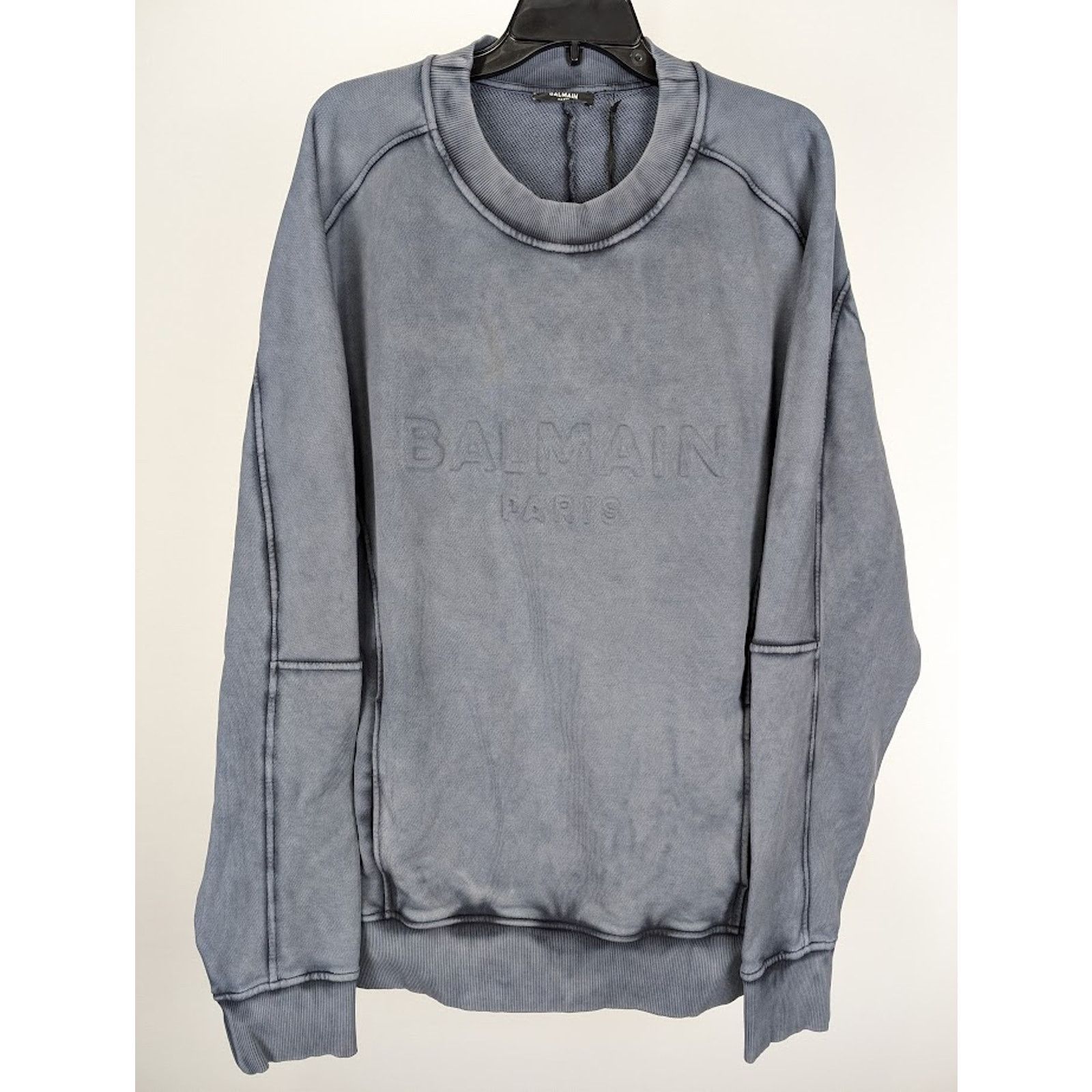 Balmain o1rshd1 Sweater in Marine Size US XS / EU 42 / 0 - 2 Thumbnail