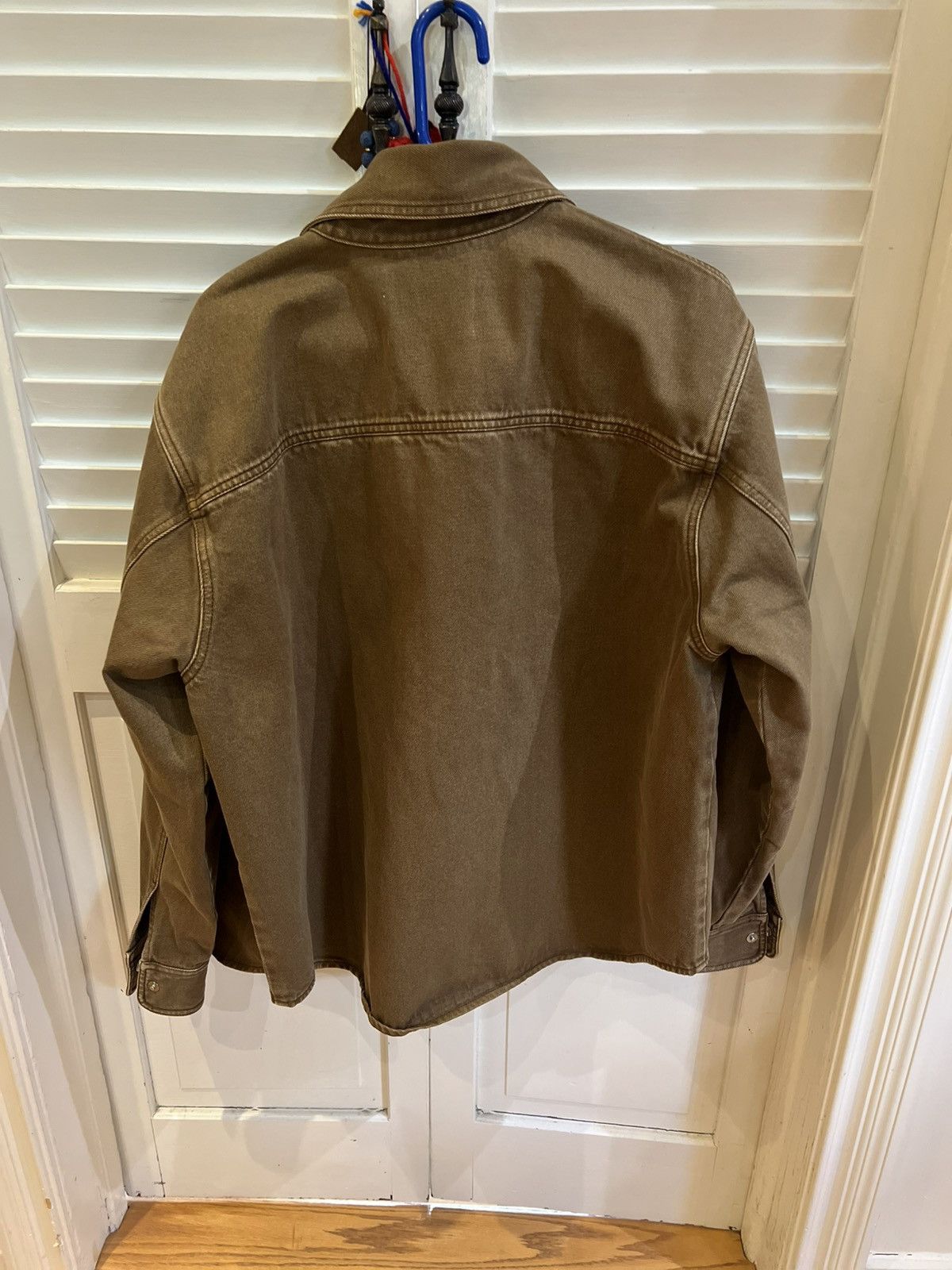 AMI AMI Paris Cotton Denim Long Sleeve Overshirt Size US M / EU 48-50 / 2 - 11 Thumbnail