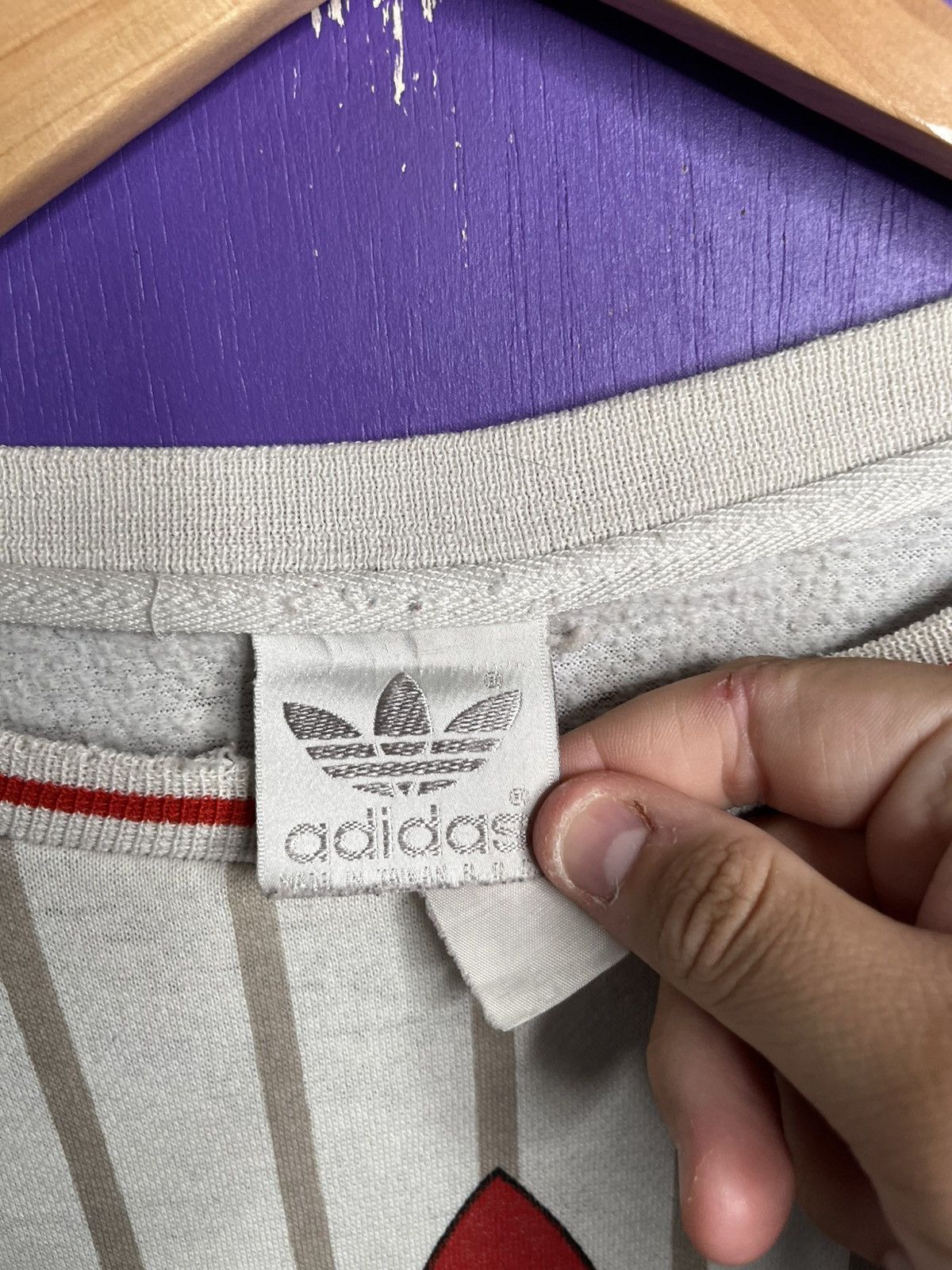 Adidas × Vintage Vintage 80s Adidas international striped crewneck Size US XL / EU 56 / 4 - 4 Thumbnail