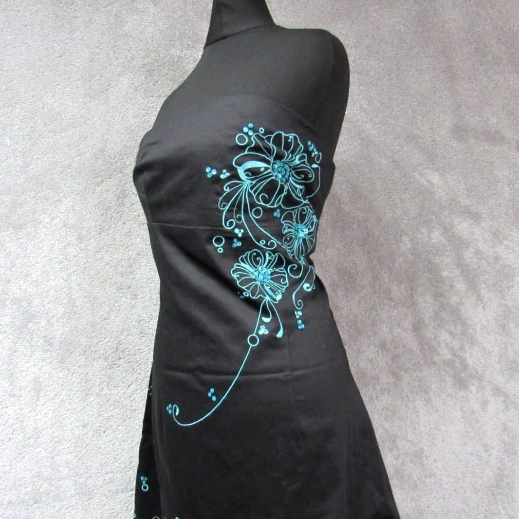 Vintage WOMENS JANE NORMAN EMBELISHED TRAPEZE DRESS SIZE 8 Size M / US 6-8 / IT 42-44 - 4 Thumbnail