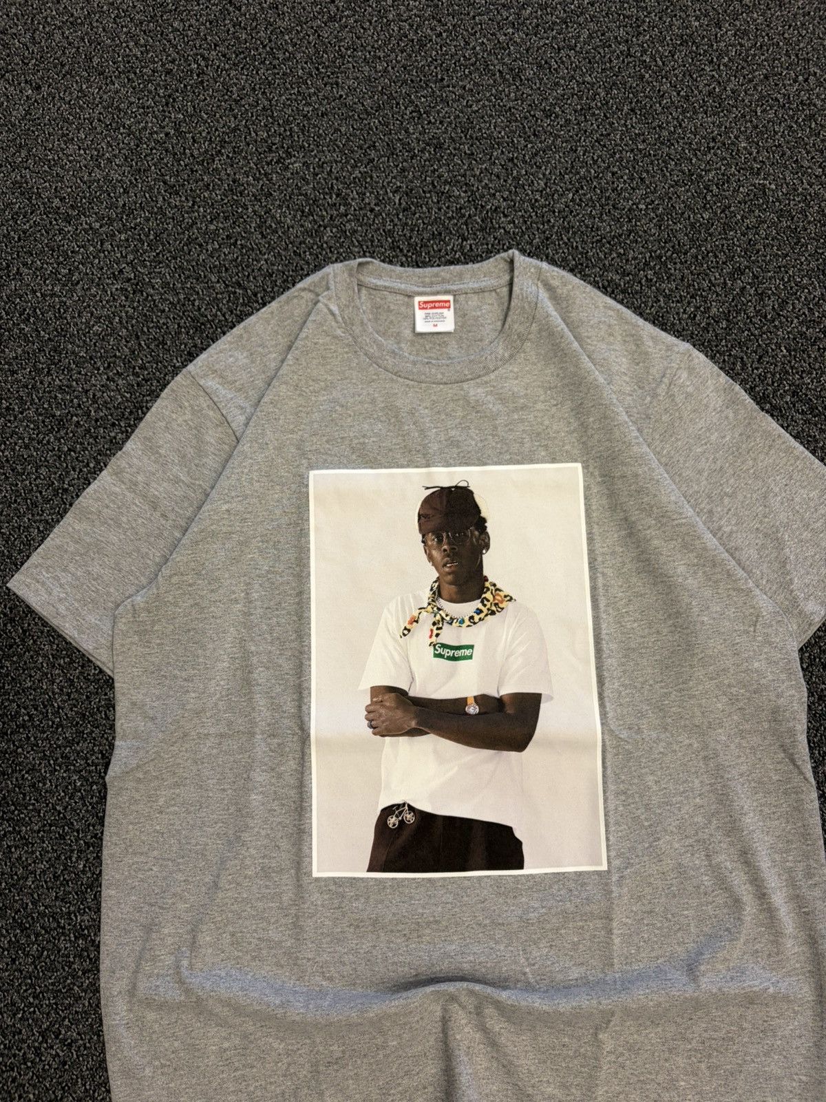 Supreme Supreme x Tyler the Creator Tee (Grey) Size US M / EU 48-50 / 2 - 3 Thumbnail